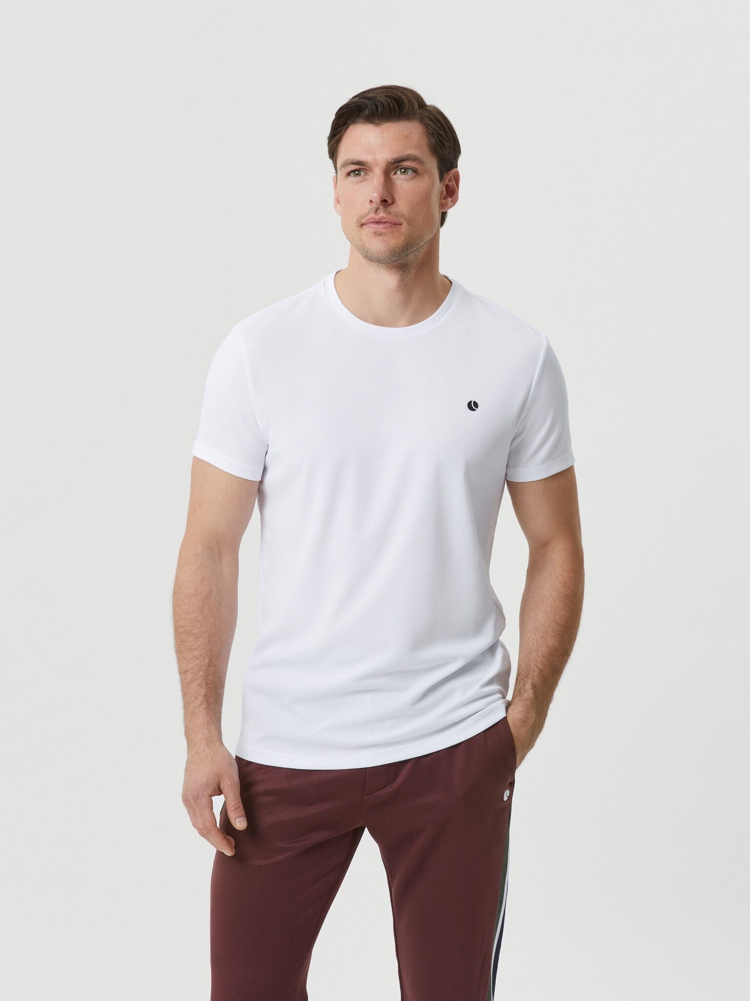 Bjorn Borg Ace T-shirt stripe, wit