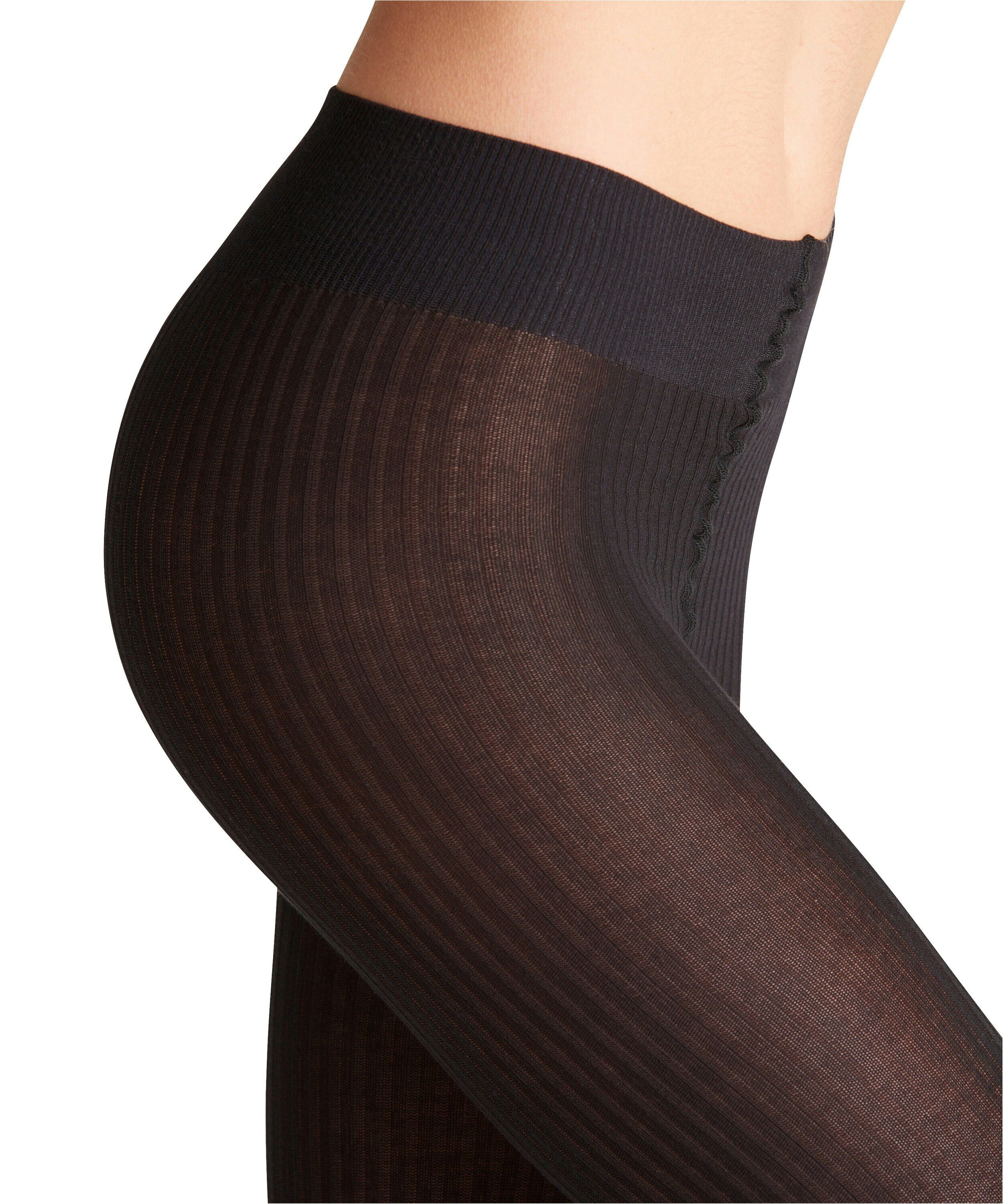 FALKE Family Rib TI dames panty, black