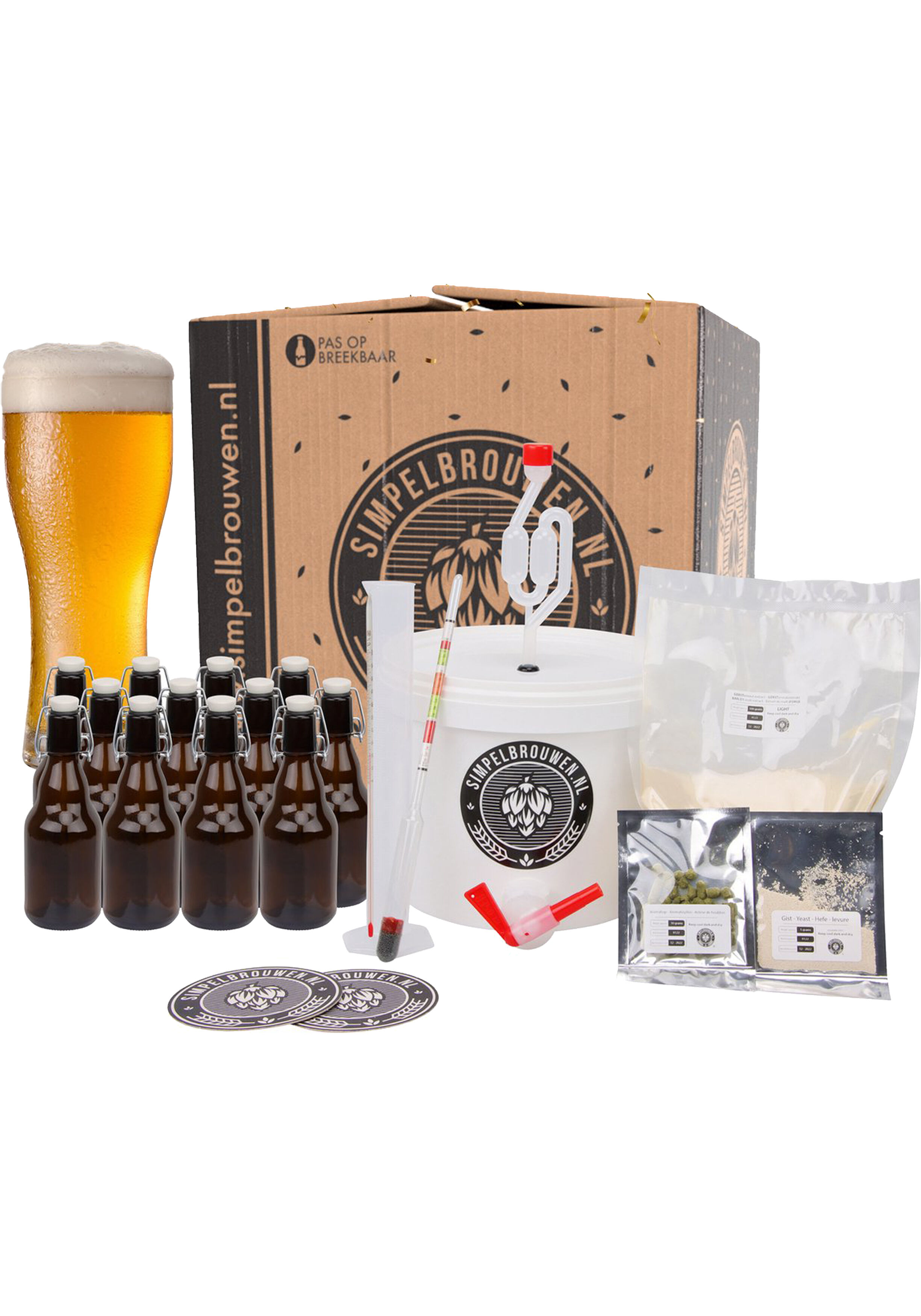 Een bierbrouwset voor zelfgebrouwen plezier Een bierbrouwset voor zelfgebrouwen plezier