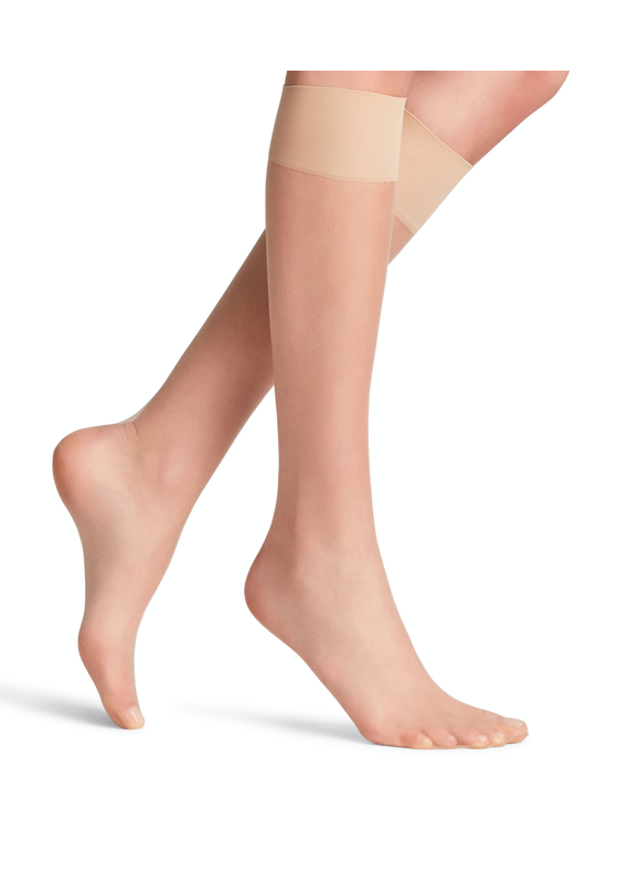 FALKE Shelina 12 DEN dames kniekousen, beige (powder) FALKE Shelina 12 DEN dames kniekousen, beige (powder)