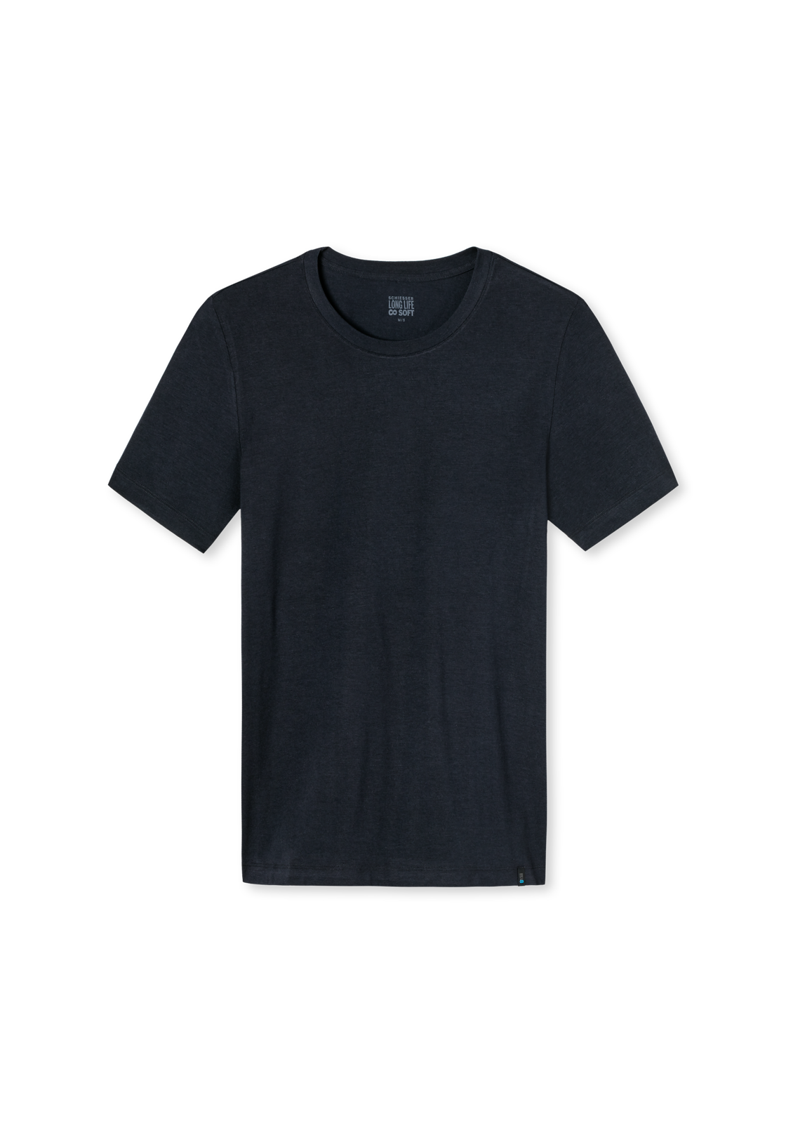 image_9_164233-001_4_1280x1280 SCHIESSER Long Life Soft T-shirt (1-pack), heren shirt korte mouwen blauwzwart