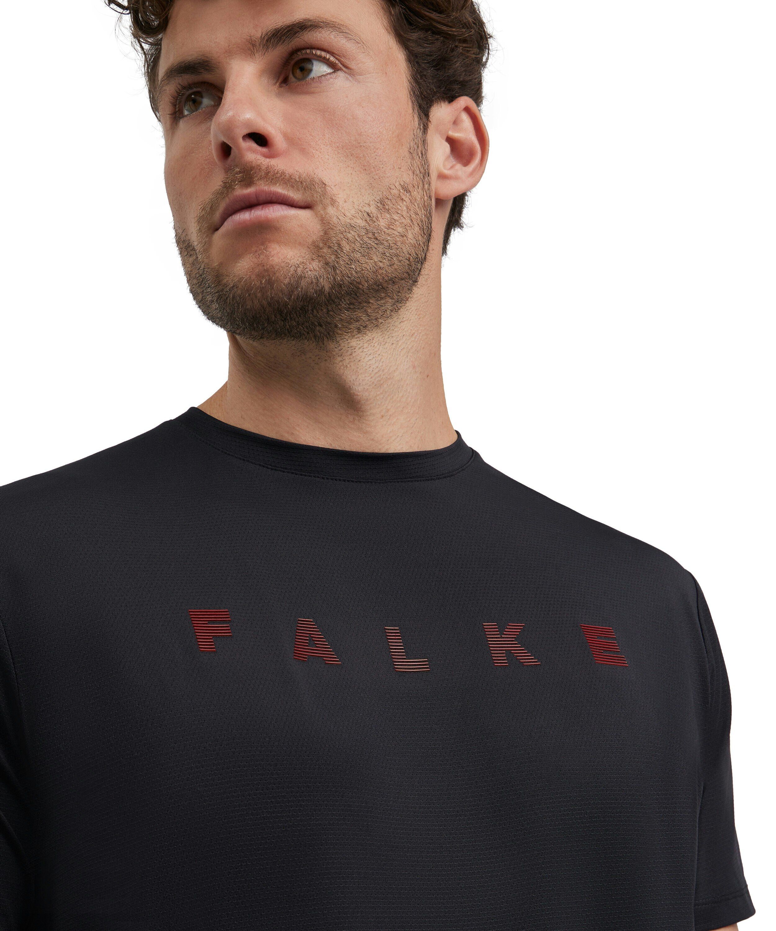 FALKE heren training T-shirt, zwart (black)