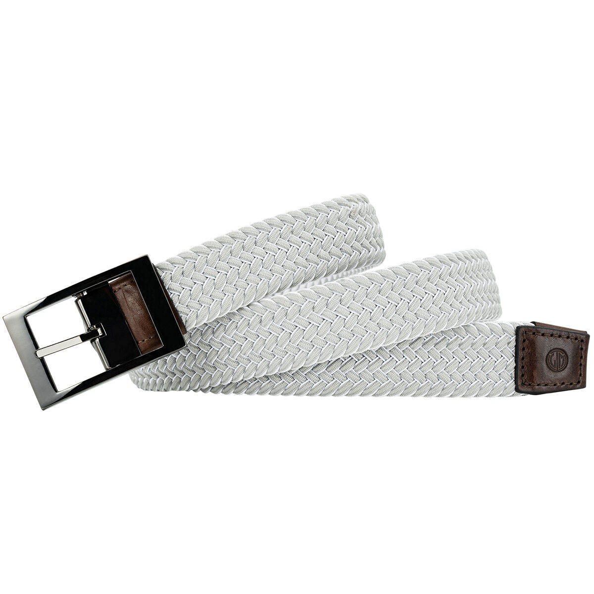 LINDENMANN leren heren riem, wit