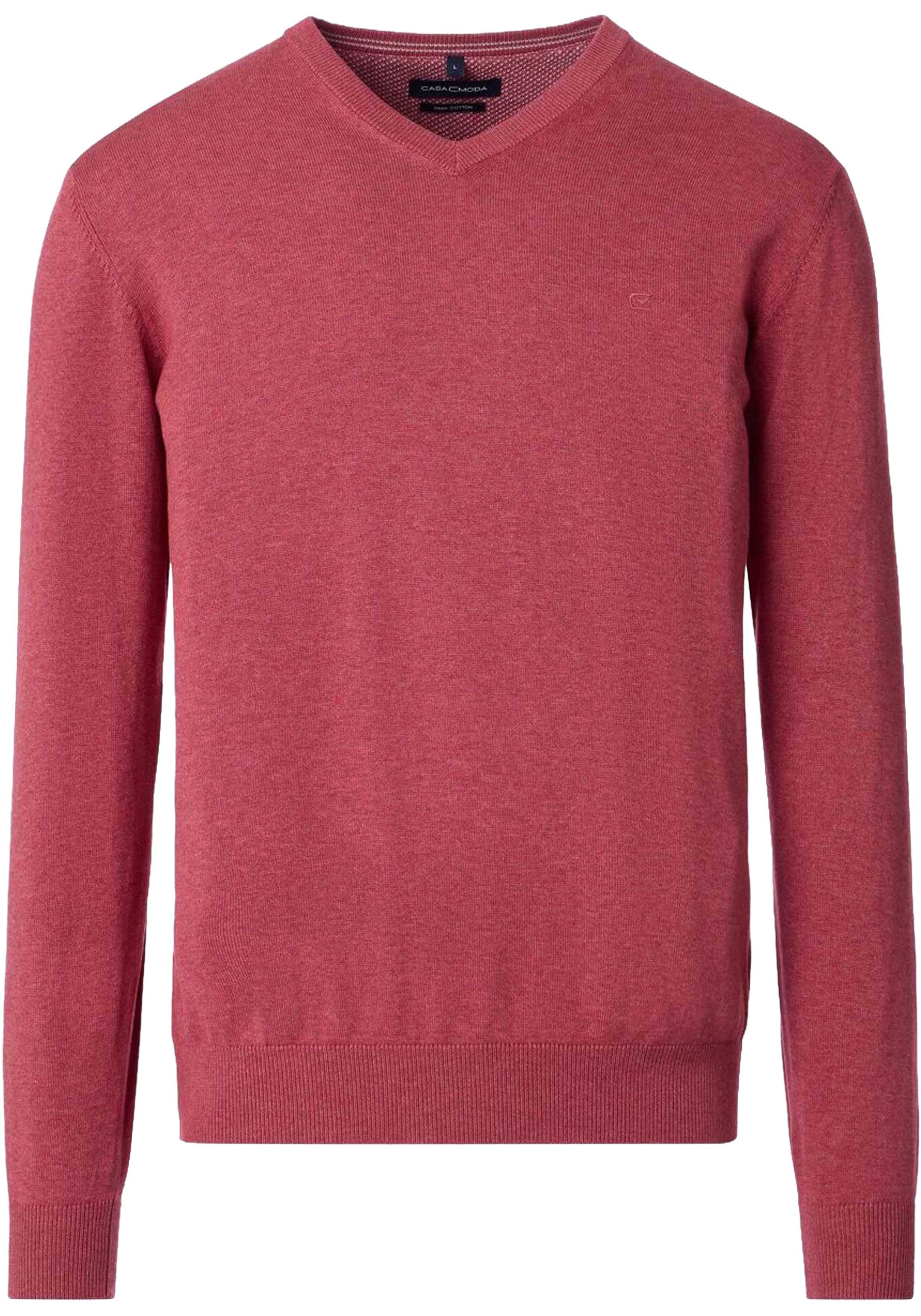 CASA MODA comfort fit trui, rozerood