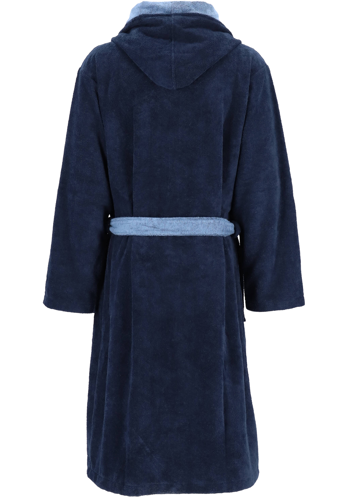 3-4007065071811-schiesser-SCHIESSER_163984803_BJ_blauw_360_HR SCHIESSER heren badjas, ultralicht velours met capuchon, blauw met lichtblauw