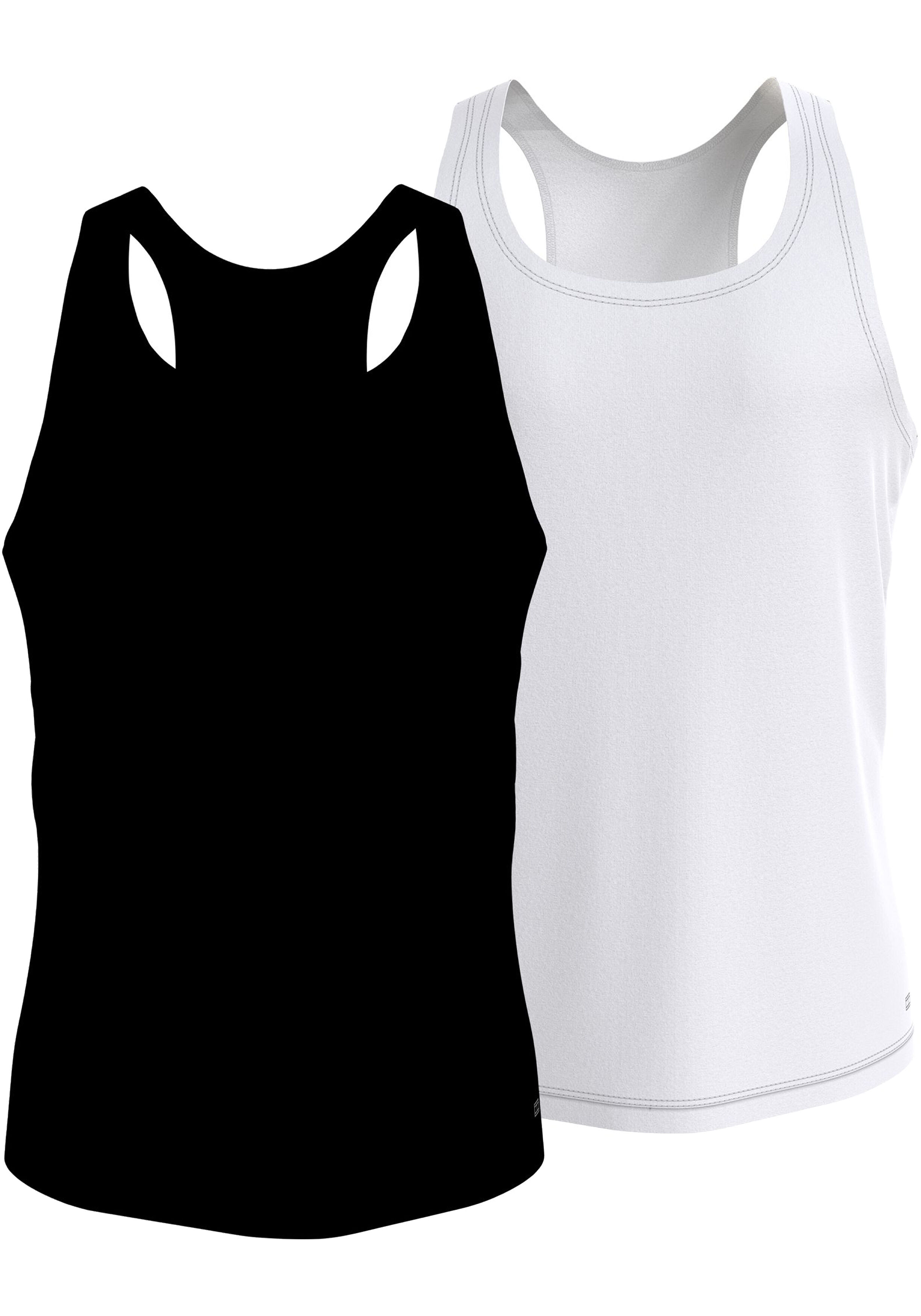 Tommy Hilfiger tanktop (2-pack), heren singlet, zwart, wit