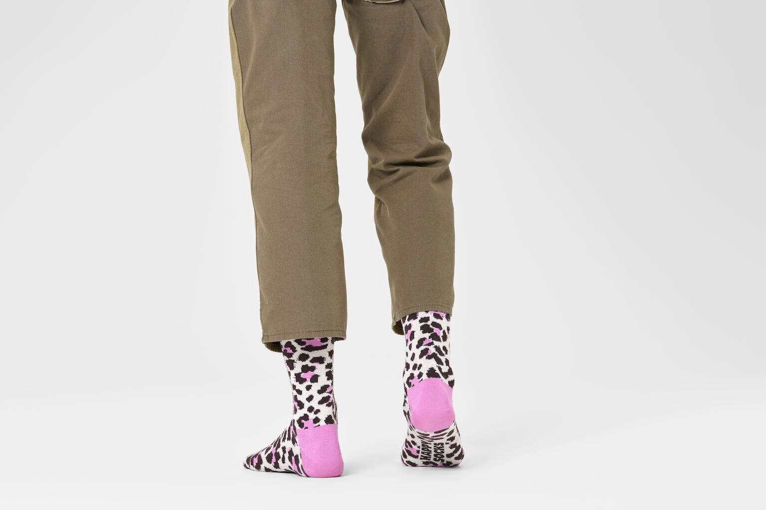 Happy Socks Leo Sock, unisex sokken, beige
