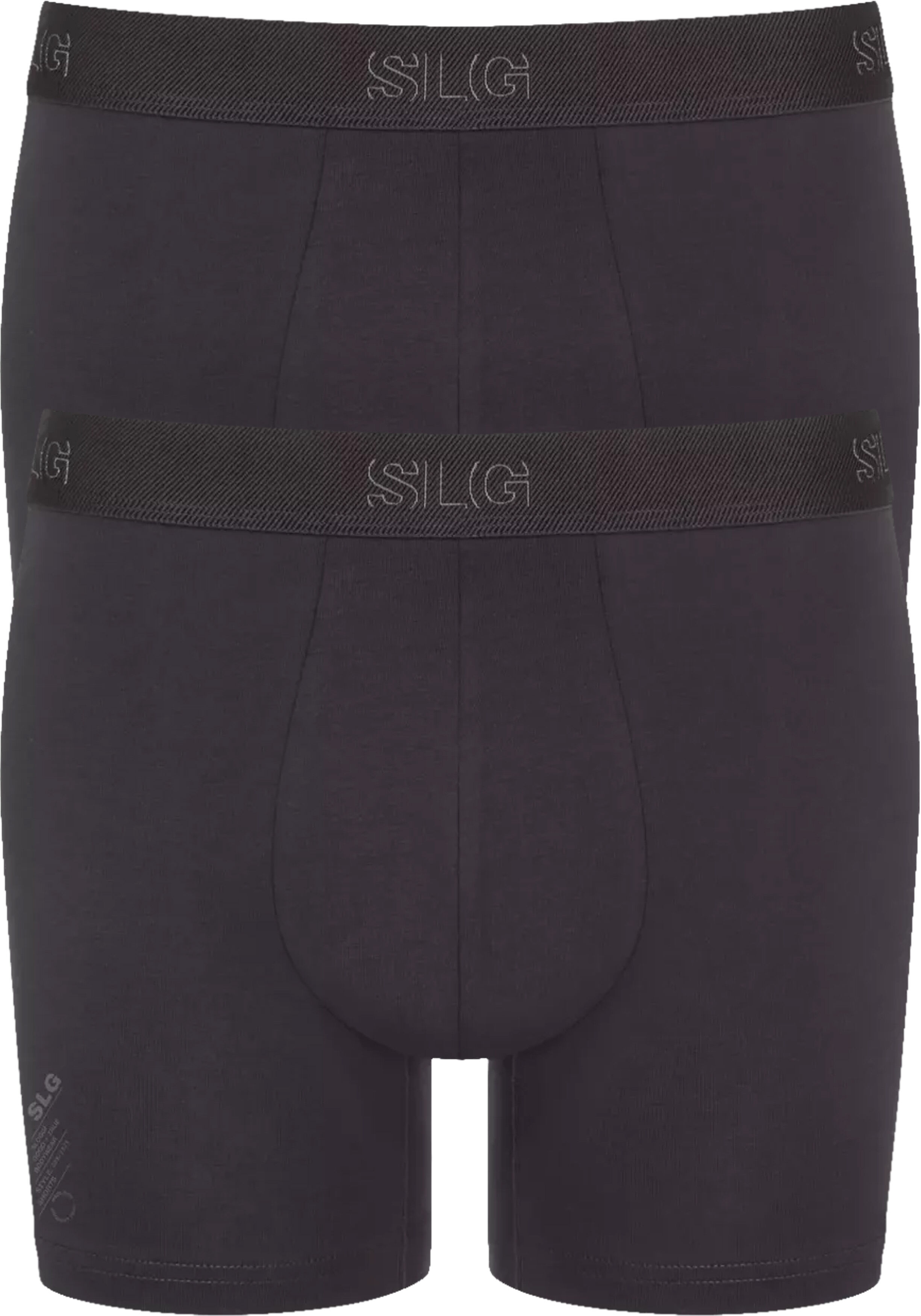 Sloggi Men SLG Base Short, heren boxershort korte pijp (2-pack), donkergrijs