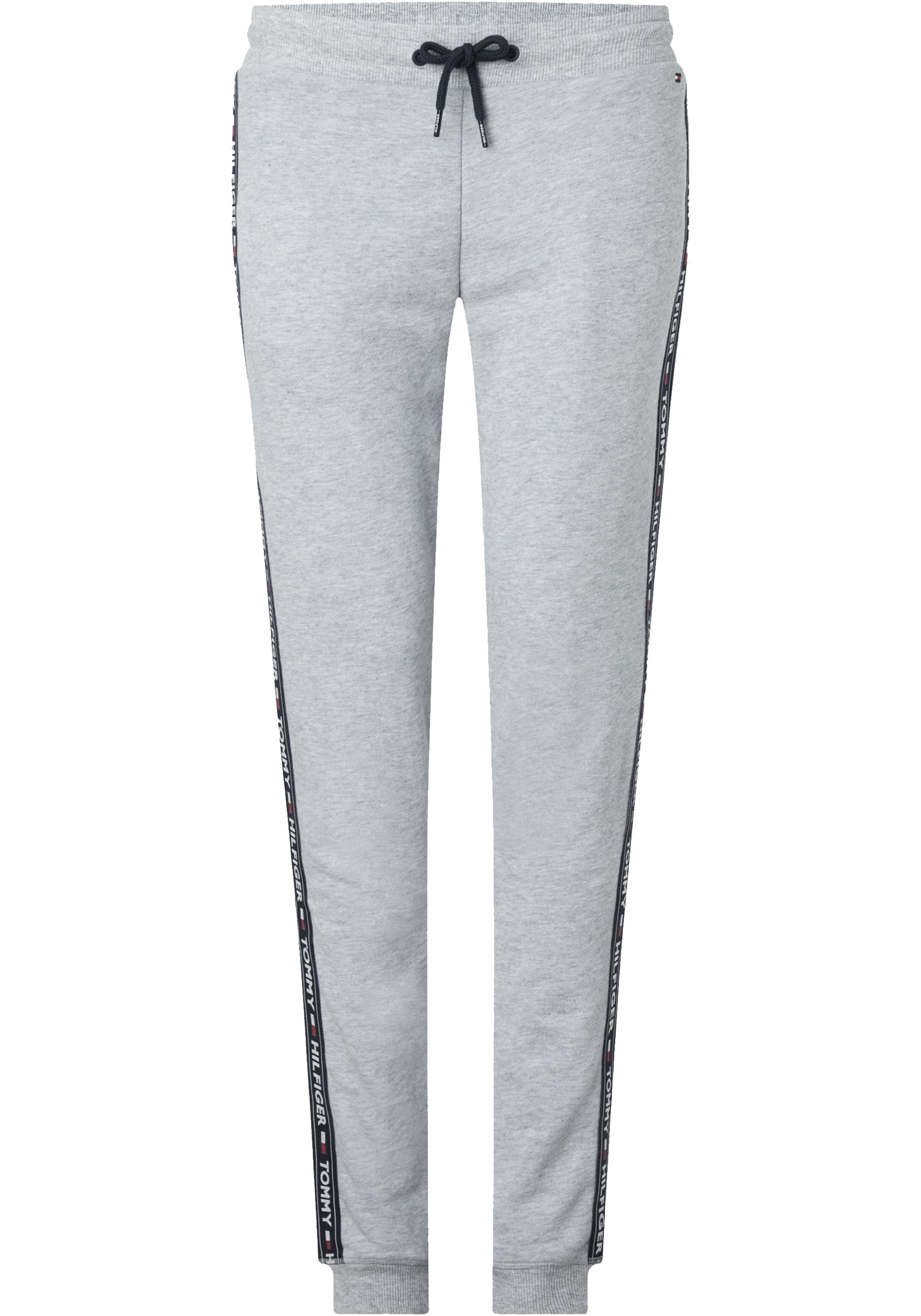 Tommy Hilfiger dames Authentic track pant, joggingbroek normale dikte, grijs melange
