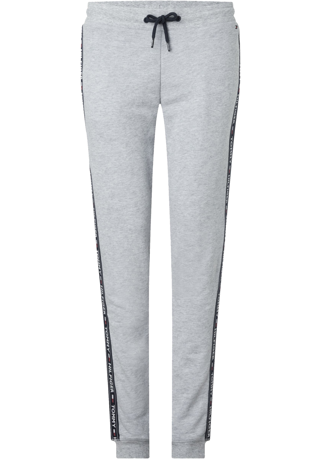 1-8719257658156-tommy_hilfiger-dames_joggingbroek_HR Tommy Hilfiger dames Authentic track pant, joggingbroek normale dikte, grijs melange