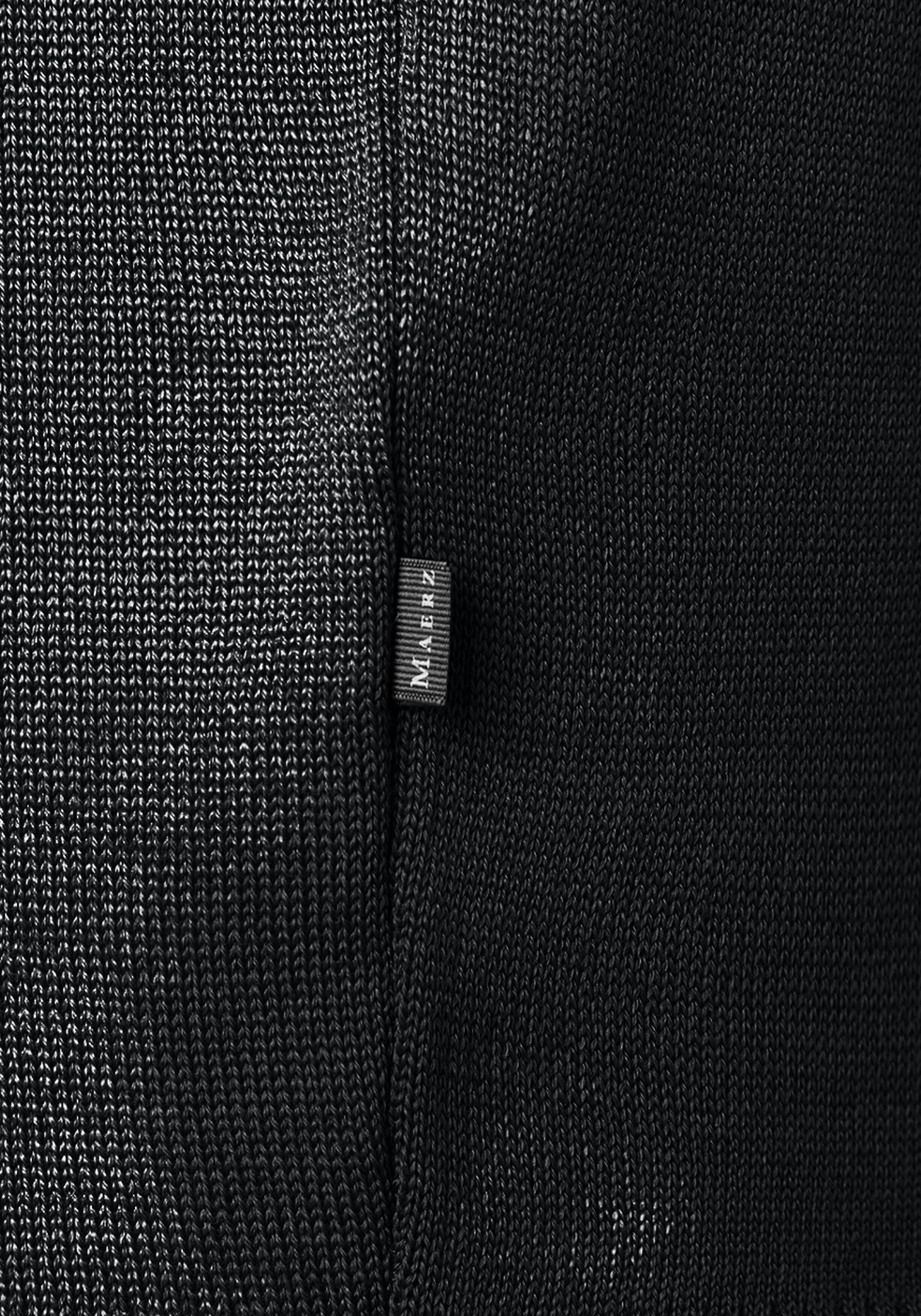 MAERZ Classic Fit heren spencer wol, zwart