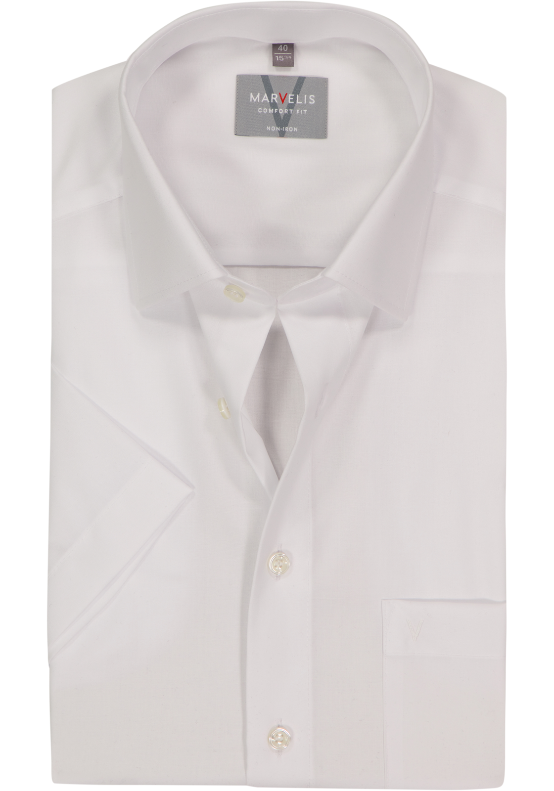 MARVELIS comfort fit overhemd, korte mouw, wit    MARVELIS comfort fit overhemd, korte mouw, wit