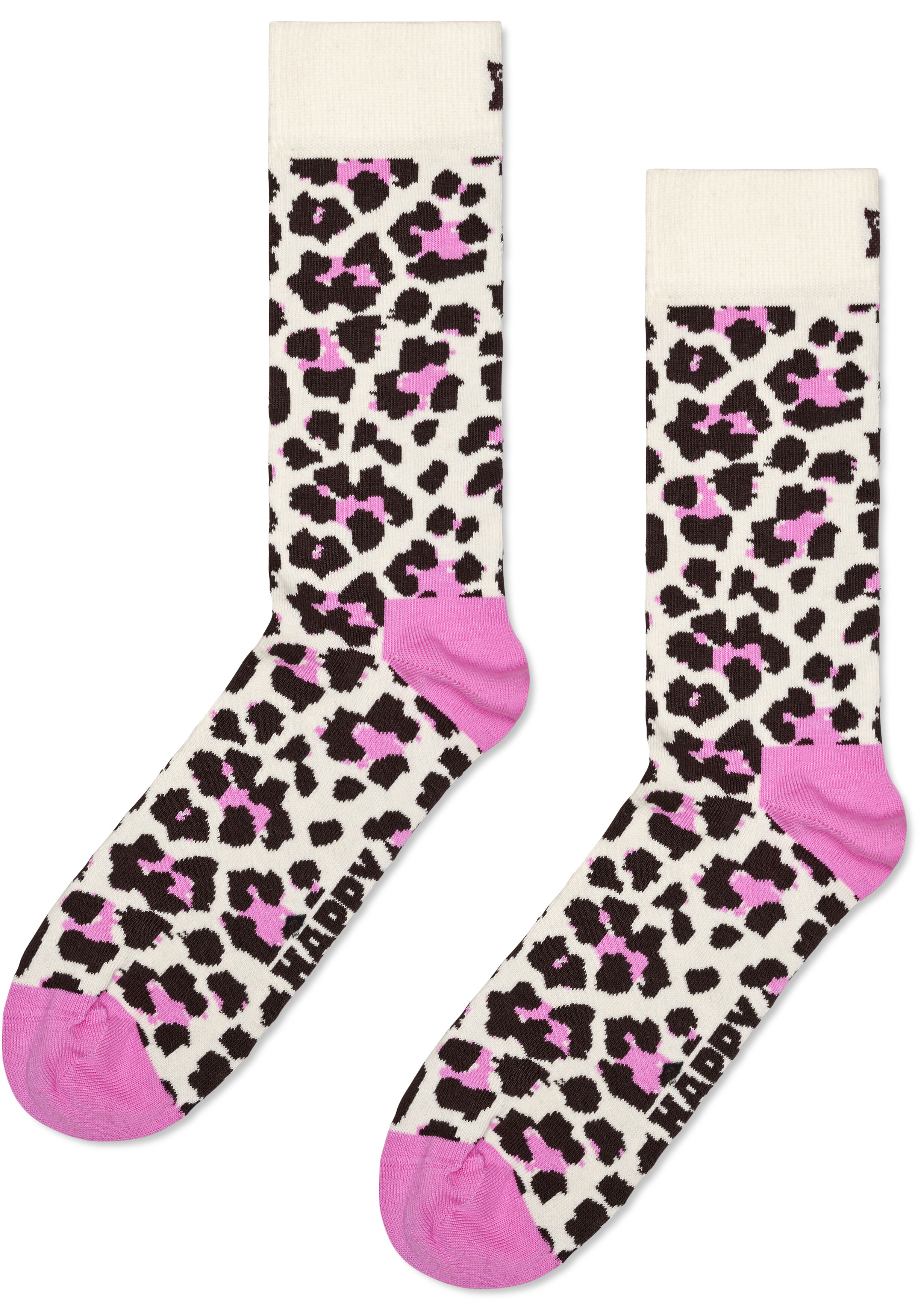 Happy Socks Leo Sock, unisex sokken, beige