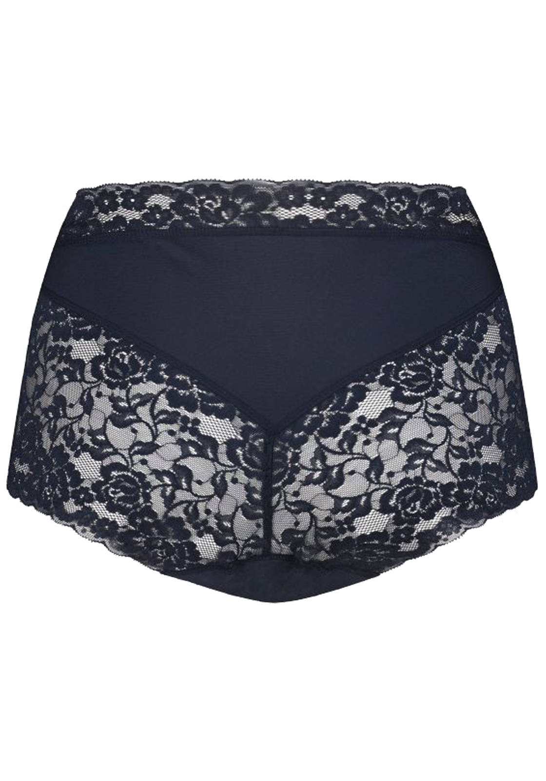 TEN CATE Secrets Lace women high waist met kant (1-pack), dames High waist hoge taille, donker marine TEN CATE Secrets Lace women high waist met kant (1-pack), dames High waist hoge taille, donker marine
