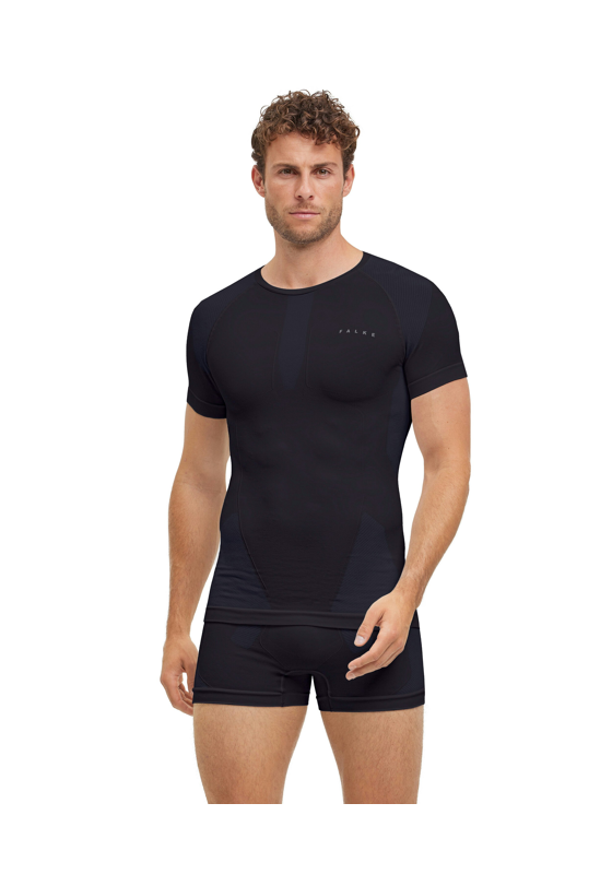 FALKE heren T-shirt Warm, thermoshirt, zwart (black) FALKE heren T-shirt Warm, thermoshirt, zwart (black)
