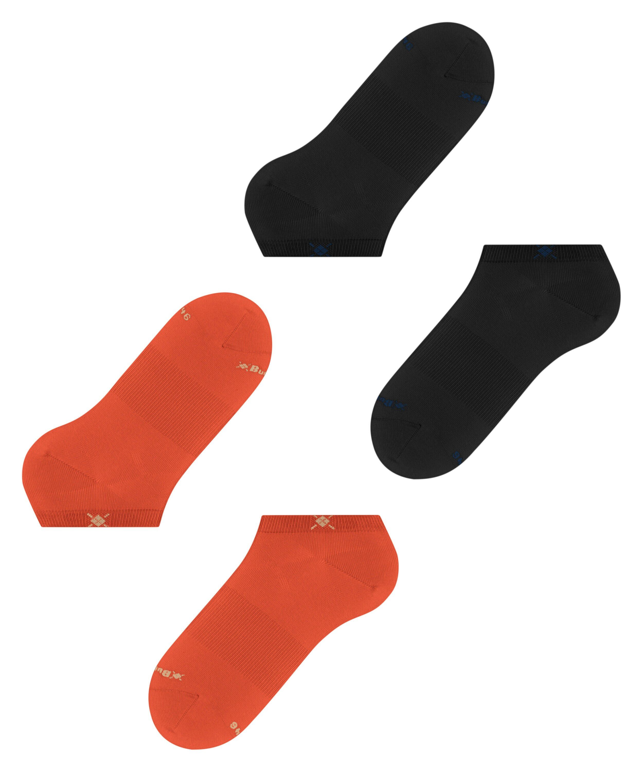 Burlington Everyday 2-Pack heren sneakersokken, bruin (red desert)