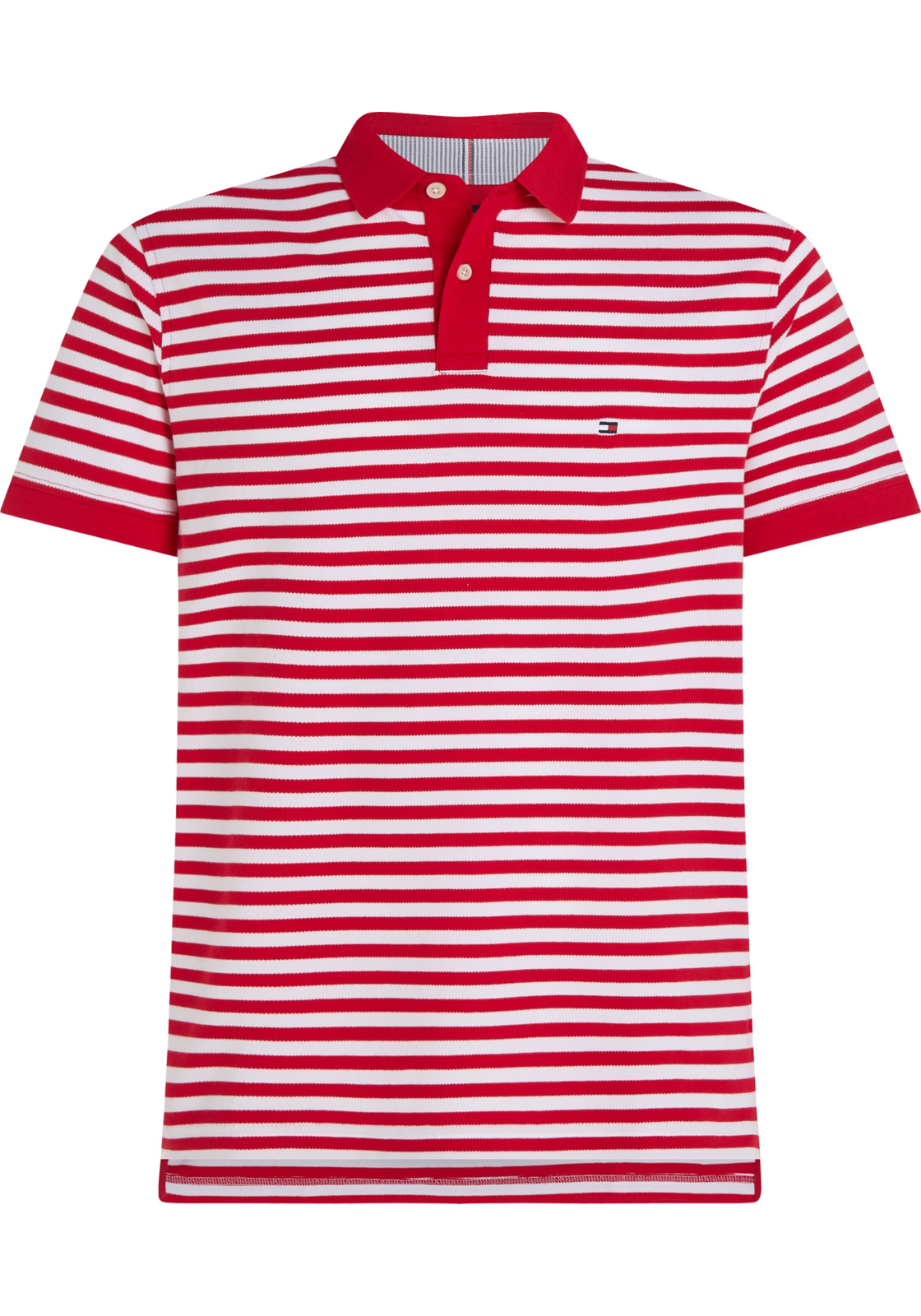 image_2_MW0MW177700EV_F_C4401wid2000amphei2000ampop_usm1710 Tommy Hilfiger 1985 Regular Polo, heren poloshirt, rood-wit gestreept