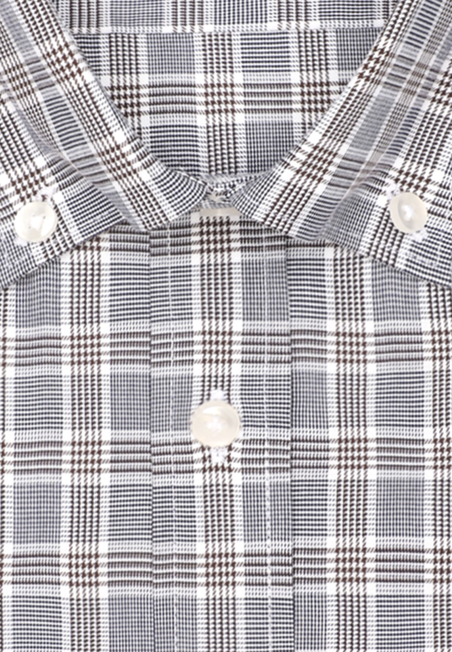 Seidensticker regular fit overhemd, popeline, blauw geruit