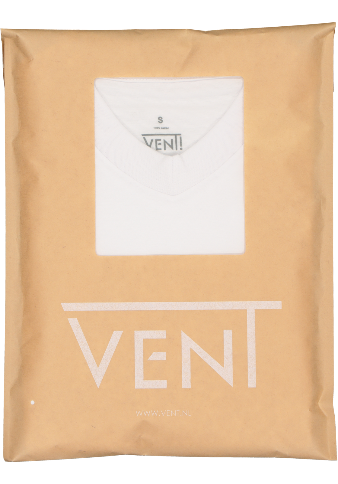 5-7141094842534_Vent_t-shirt_HR VENT wijd model T-shirt V-hals (2-pack), wit