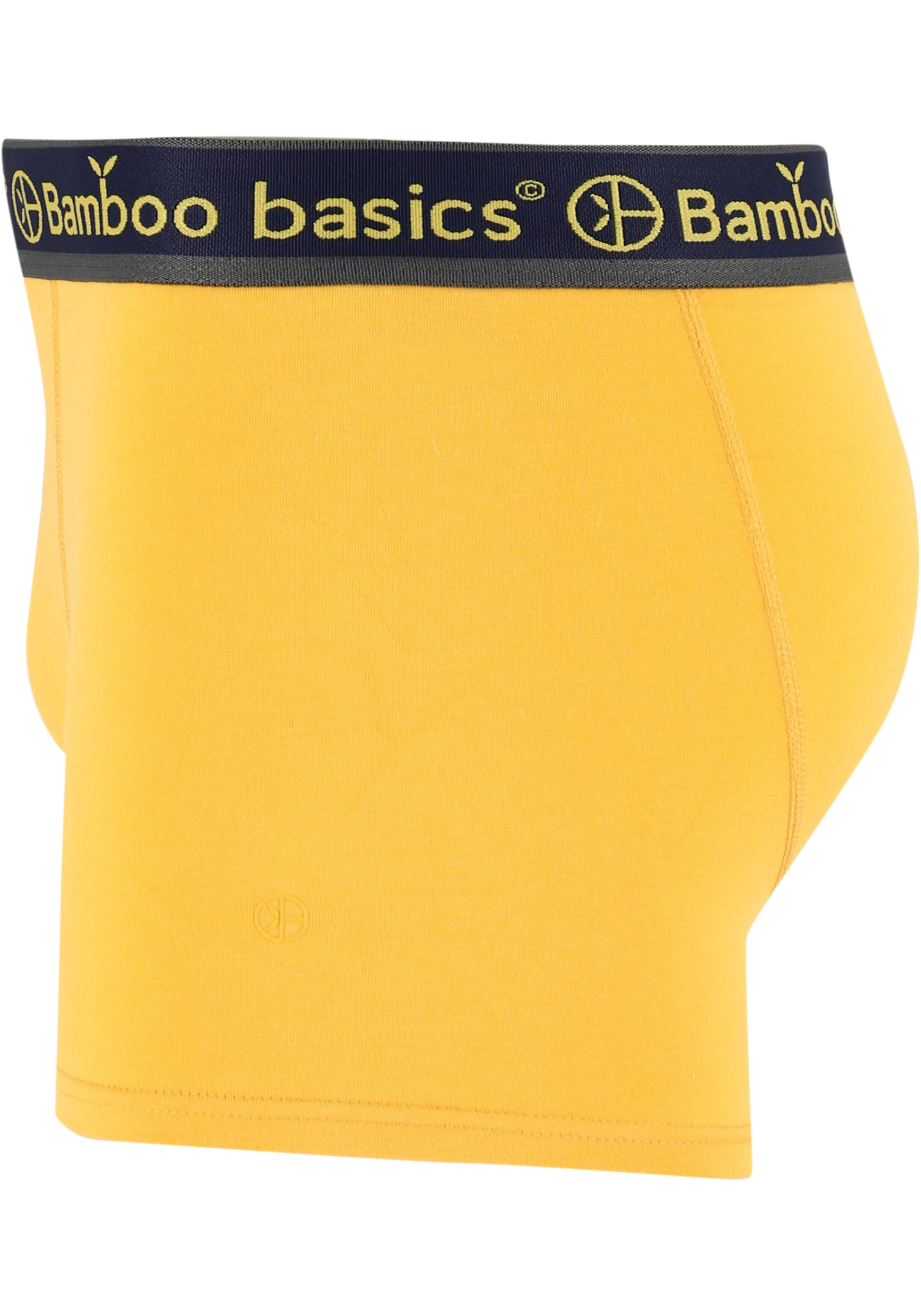 Bamboo Basics Liam trunk boxershorts (3-pack), heren korte boxershort, rood, zwart, oker