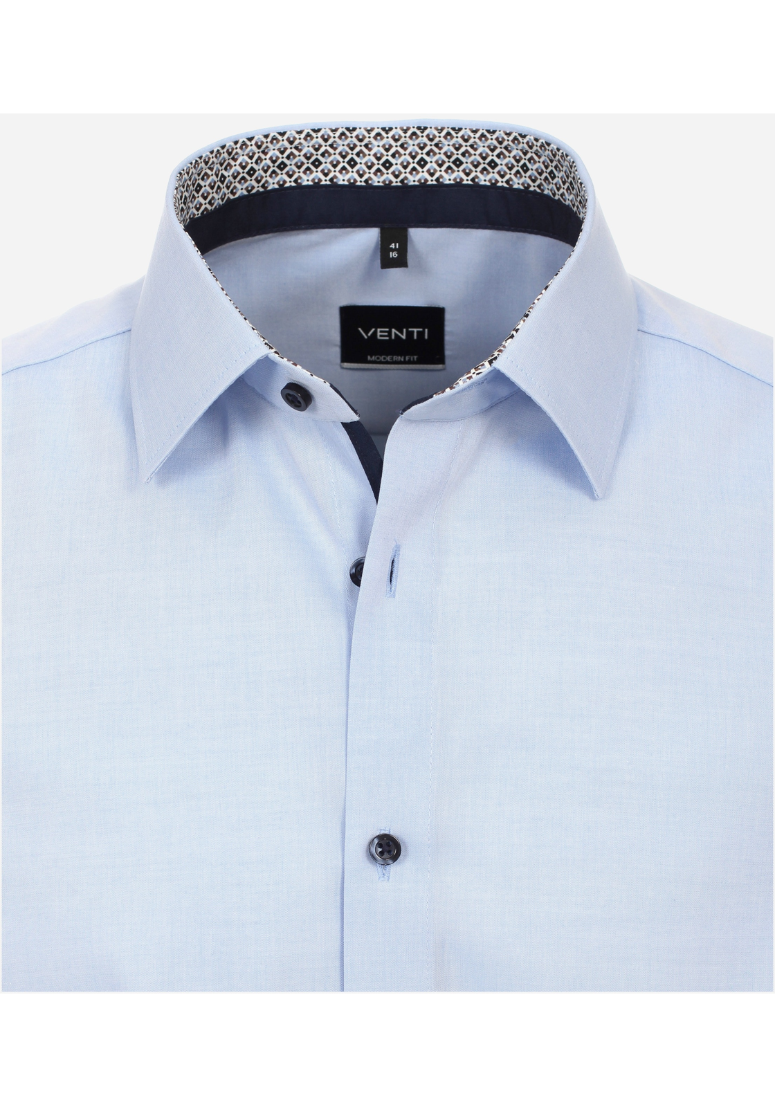 image_5_f686da610c3a25929aad3fe1b6debc4cjpgautoformatbgF3F3F3blend-alpha100blend-colorF3F3F3blend-modedarkenfitclampp VENTI modern fit overhemd, popeline, blauw