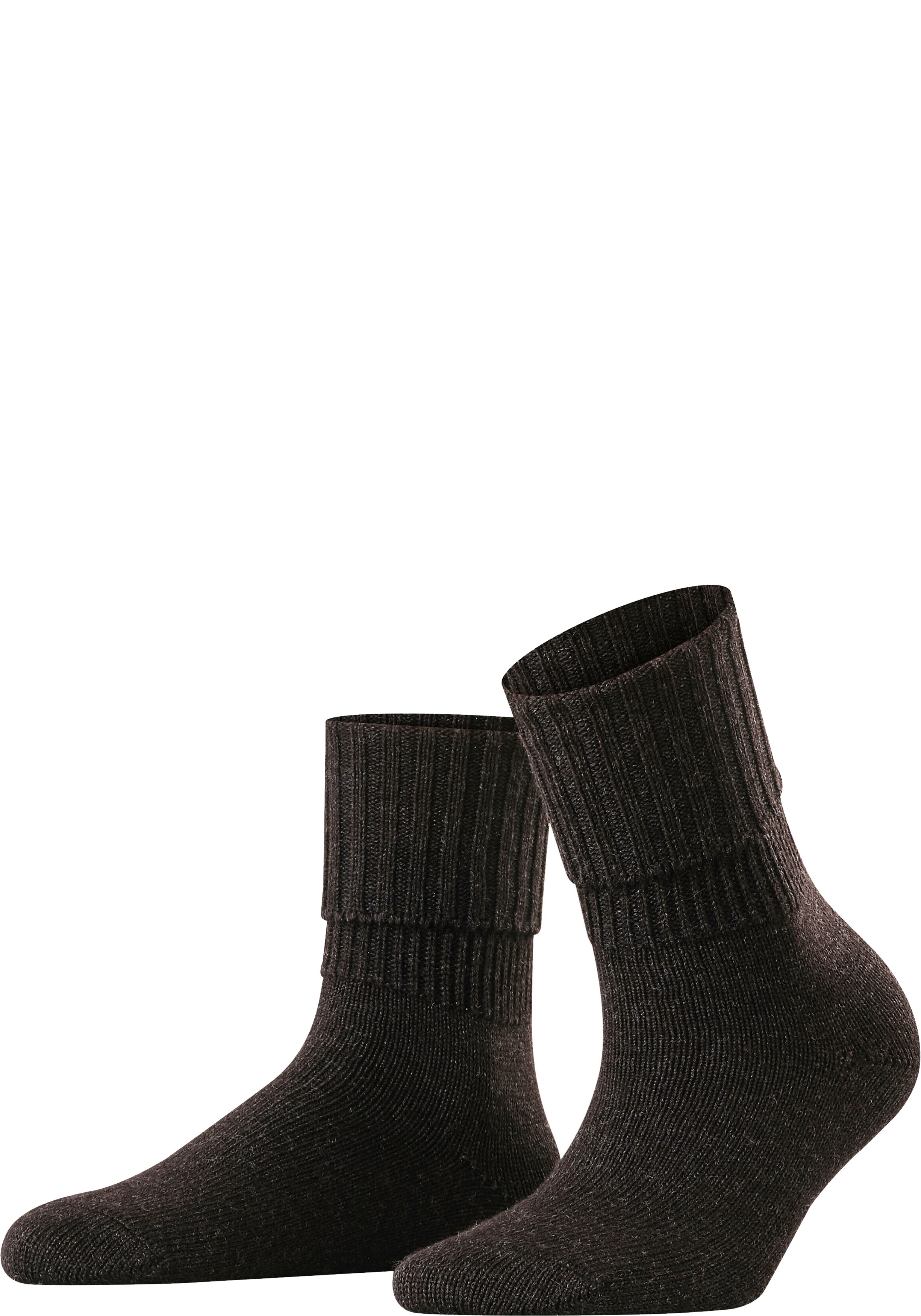 FALKE Striggings Rib damessokken, antraciet grijs (anthra.mel)