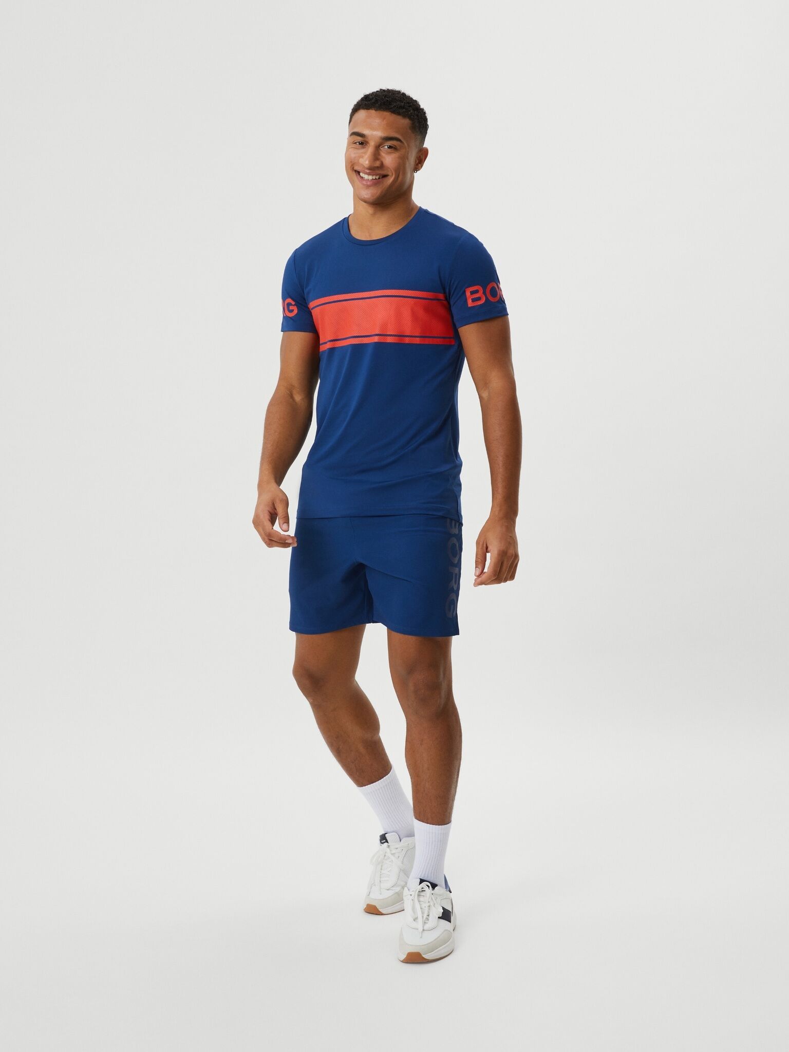 Bjorn Borg T-shirt stripe, blauw