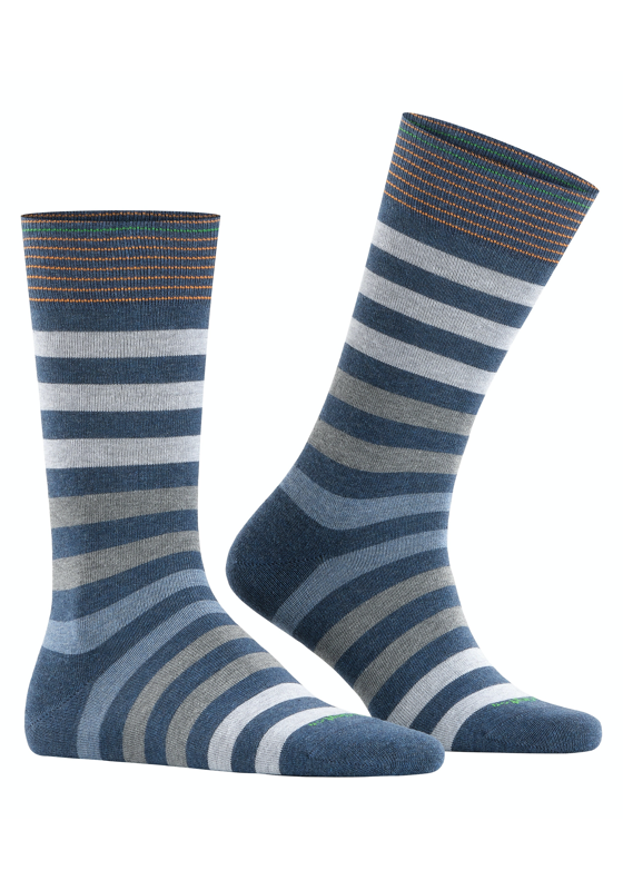 Burlington Blackpool herensokken, blauw (dark blue mel.) Burlington Blackpool herensokken, blauw (dark blue mel.)