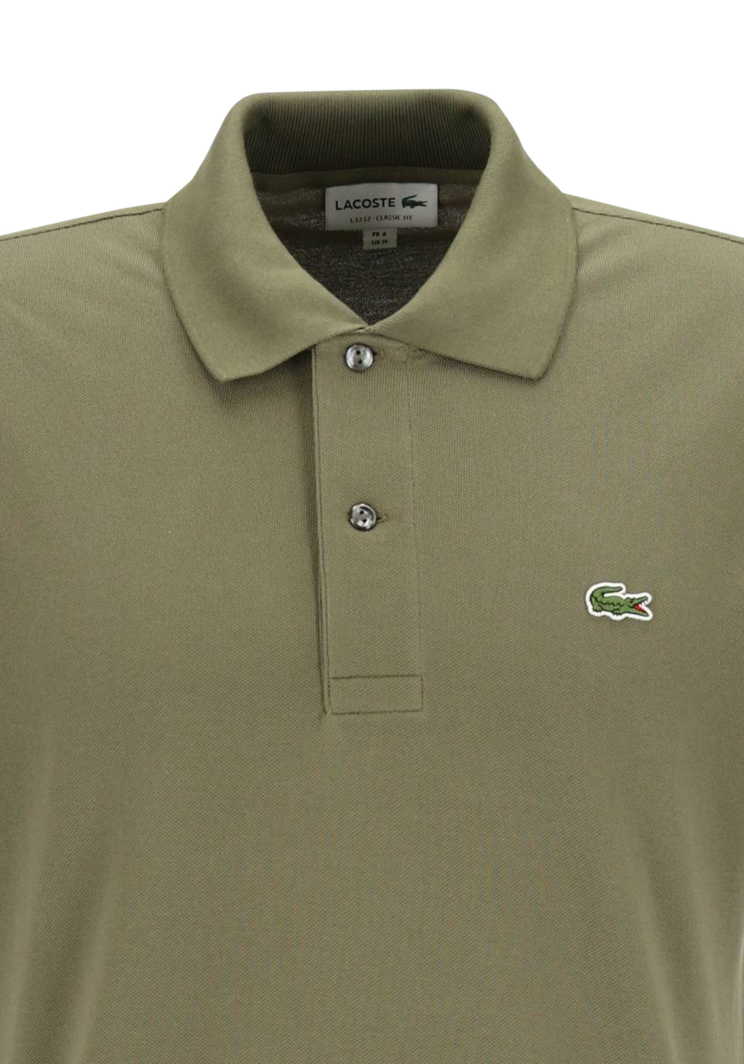 Lacoste Classic Fit polo, olijfgroen