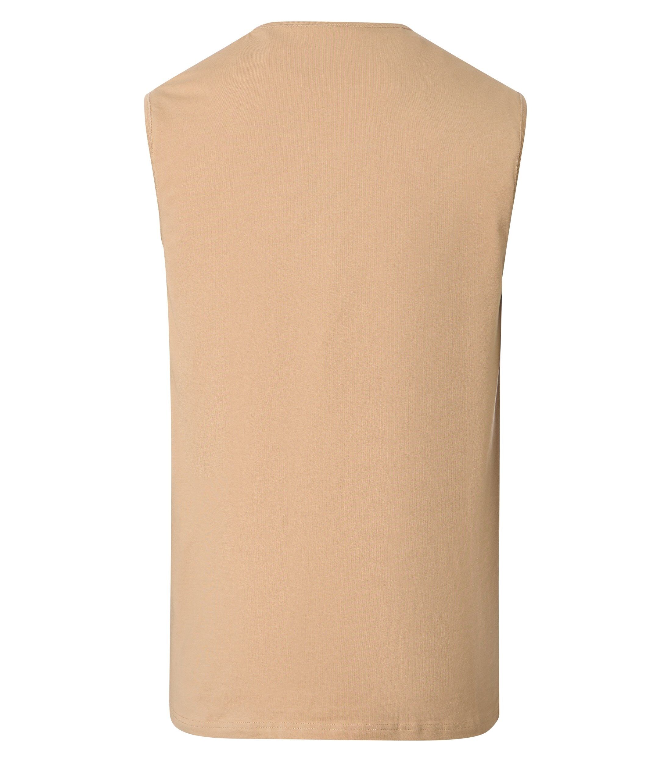 VENTI modern heren singlet (1-pack), beige