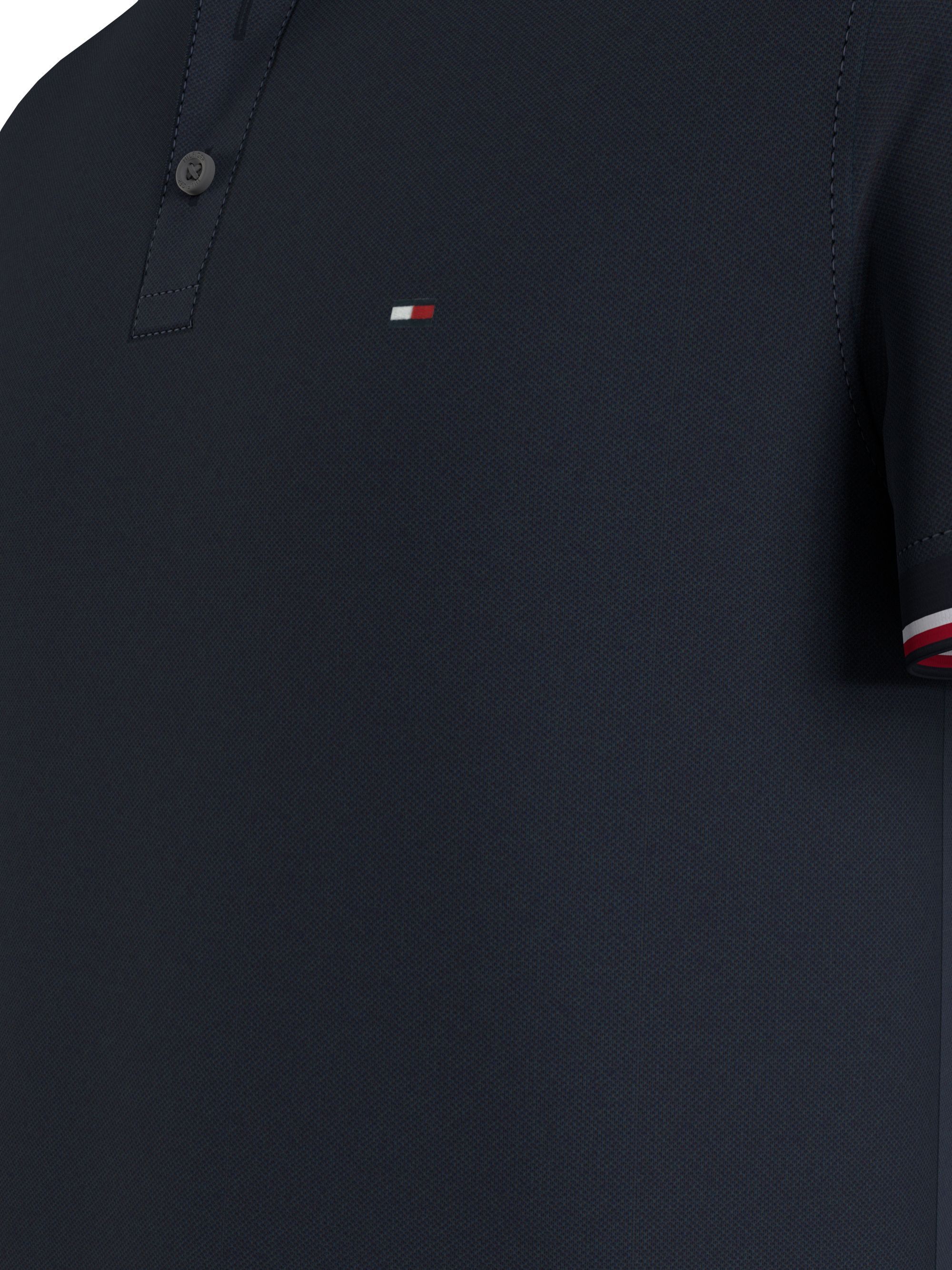 Tommy Hilfiger 1985 Rwb Tipped Slim Polo, heren poloshirt, donkerblauw