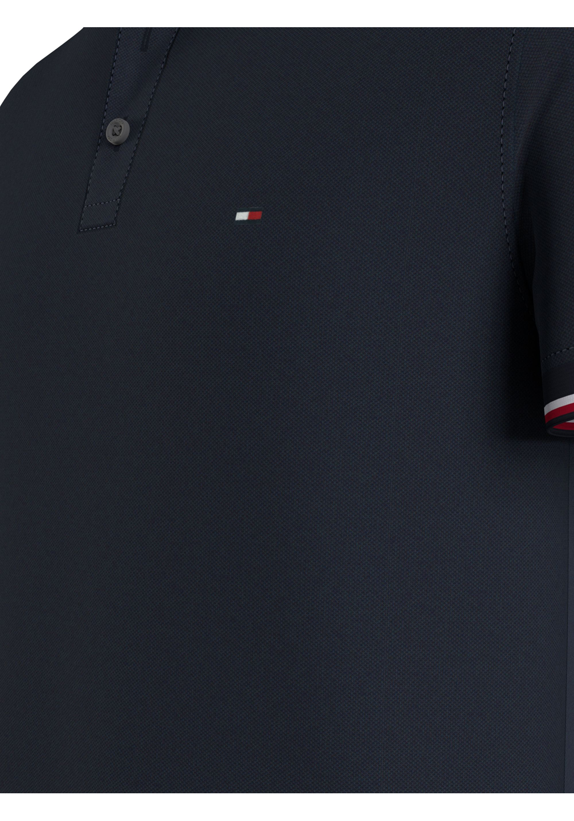 image_6_MW0MW30750DW5_D3_C4401wid2000amphei2000ampop_usm1710 Tommy Hilfiger 1985 Rwb Tipped Slim Polo, heren poloshirt, donkerblauw