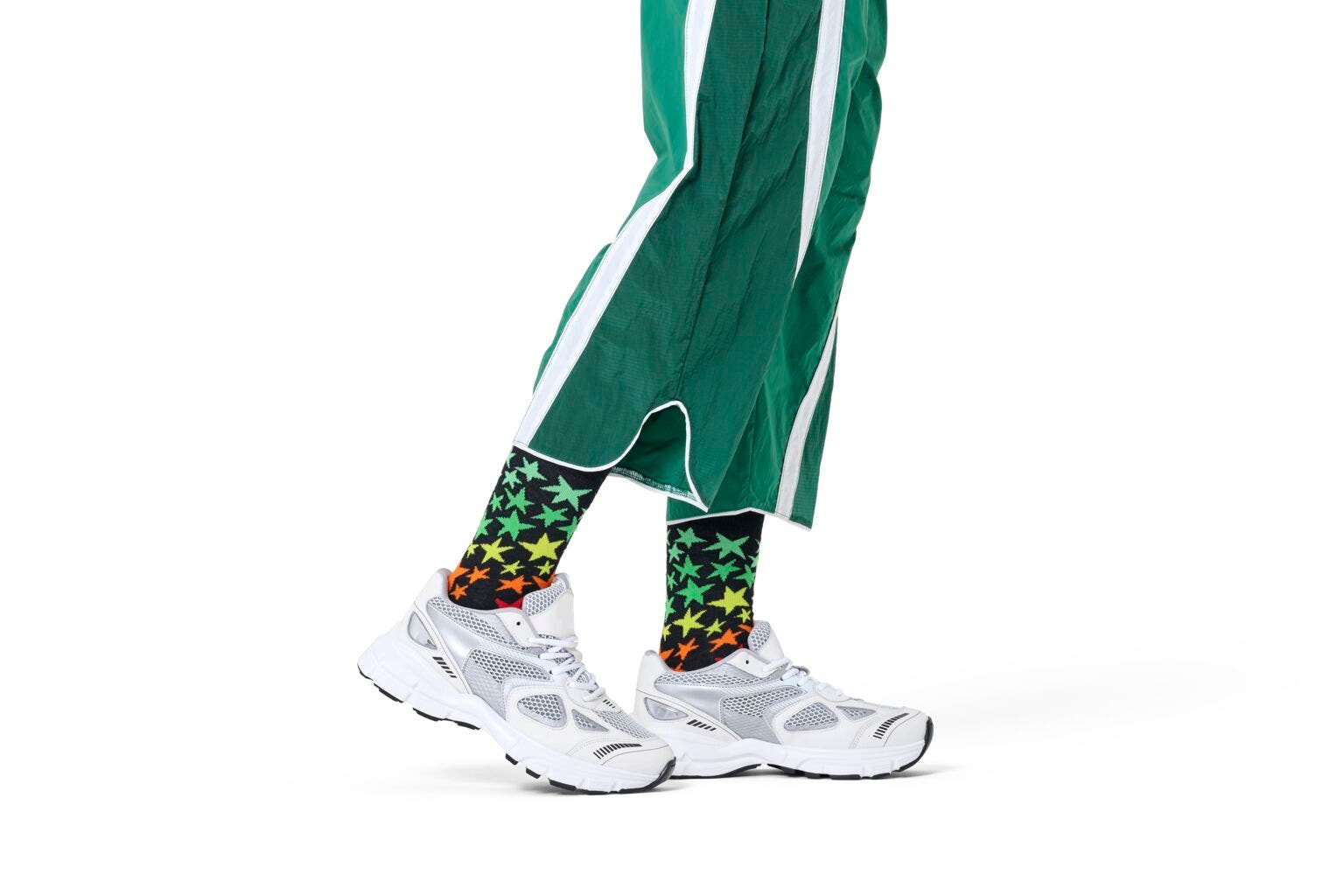 Happy Socks Star Cluster Sock, unisex sokken, zwart