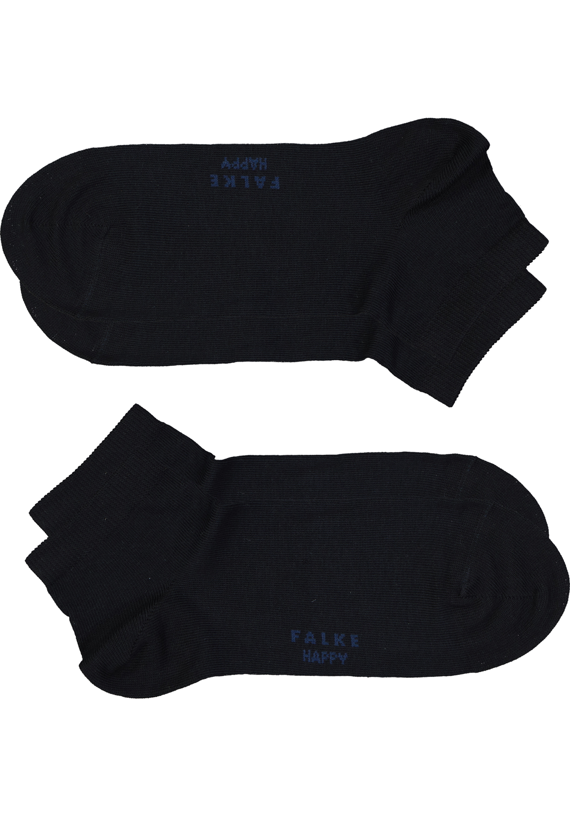 4-4043874509312_sok_HR FALKE Happy heren enkelsokken (2-pack), marine blauw (dark navy)