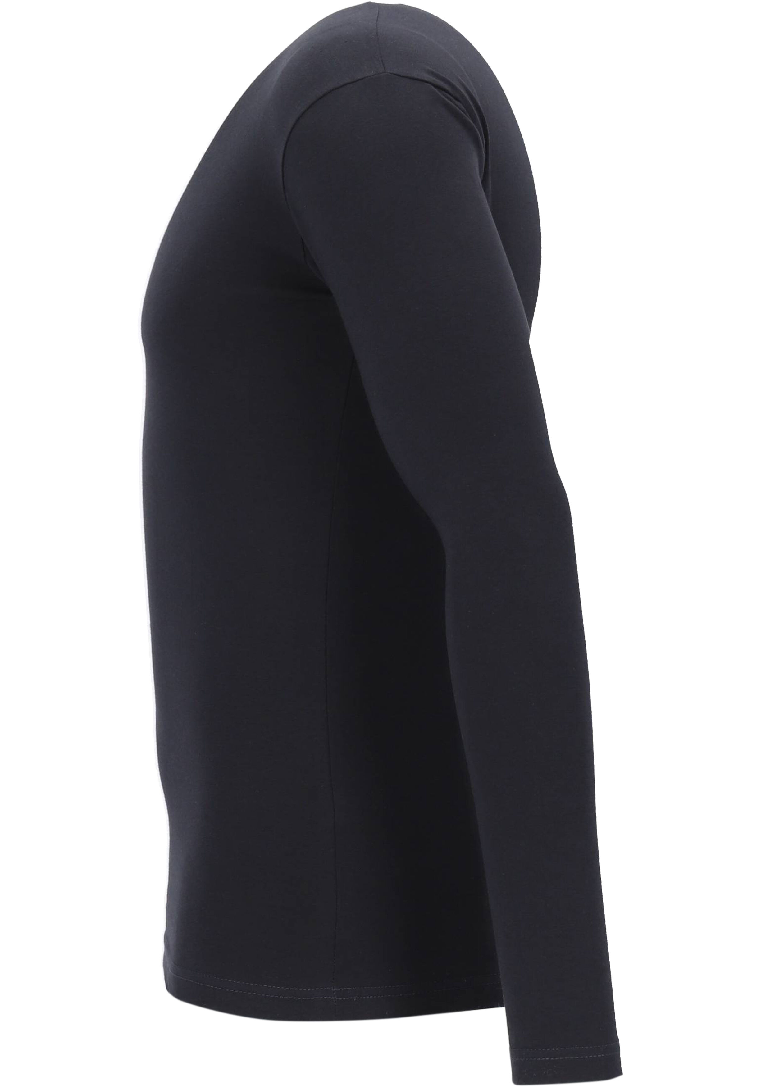 ALAN RED T-shirt Oslo (1-pack), V-hals lange mouw stretch, blauw