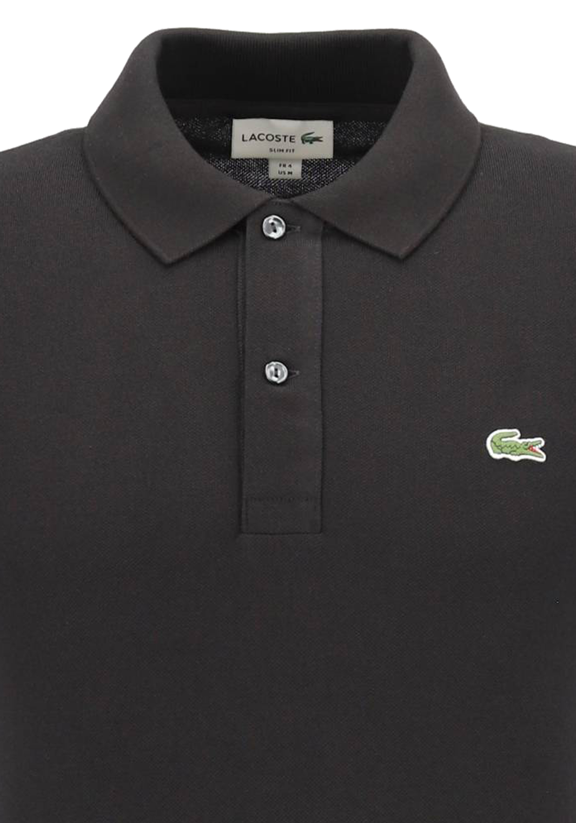 Lacoste Slim Fit polo, zwart Lacoste Slim Fit polo, zwart