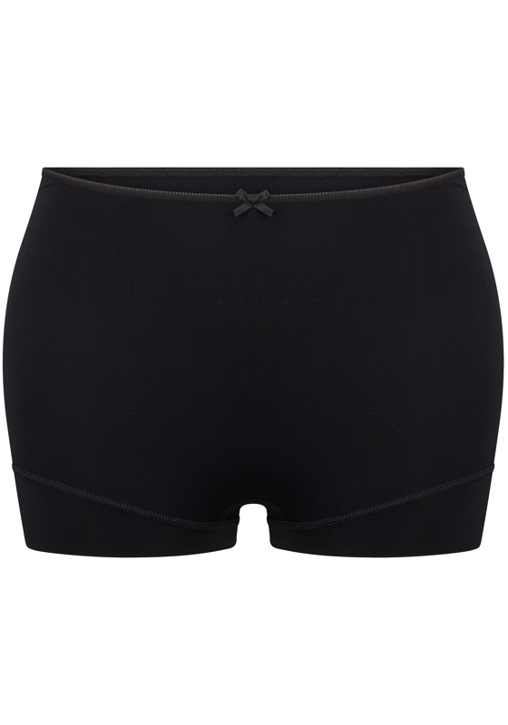 RJ Bodywear Pure Color dames short extra hoog, zwart RJ Bodywear Pure Color dames short extra hoog, zwart