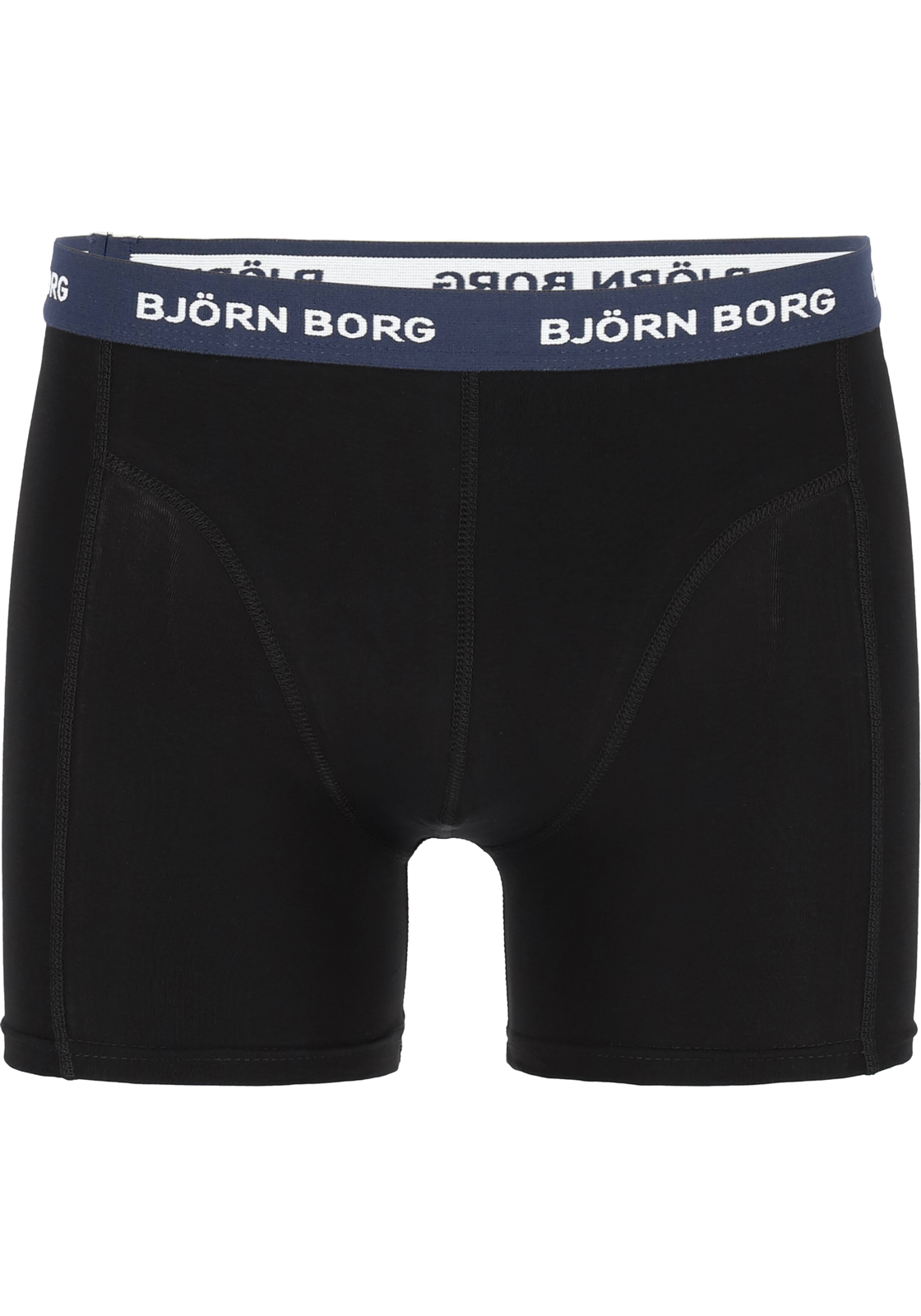 6-7321464261725-bjorn_borg-BB_9999102890012_BX_3P_blauw_4foto_HR Bjorn Borg boxershorts Essential (3-pack), heren boxers normale lengte, zwart met gekleurde tailleband