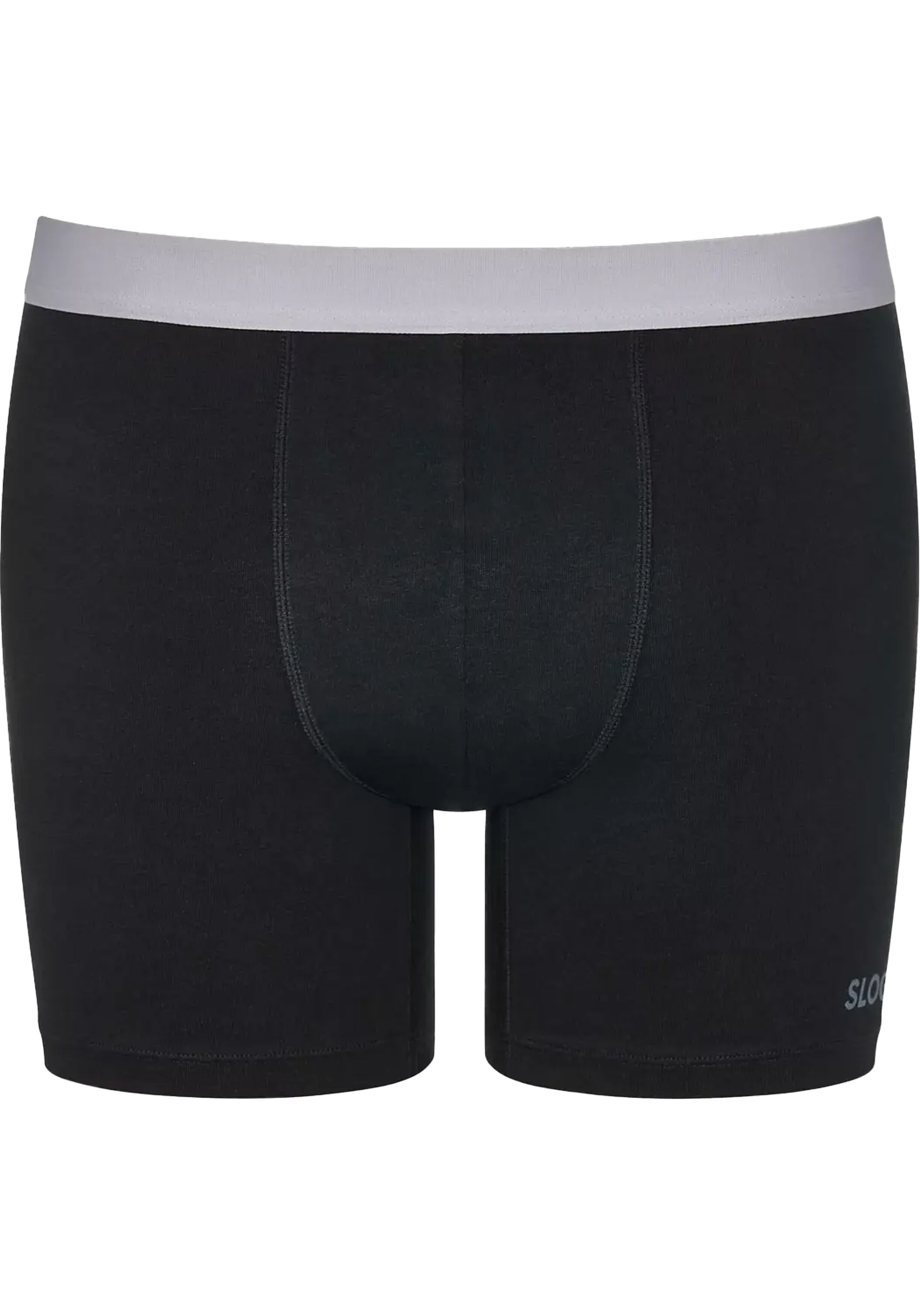 Sloggi Men GO ABC 2.0 Short, heren boxershort korte pijp (2-pack), zwart