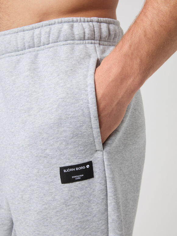 Bjorn Borg Centre Sweatpants, heren joggingbroek, grijs melange