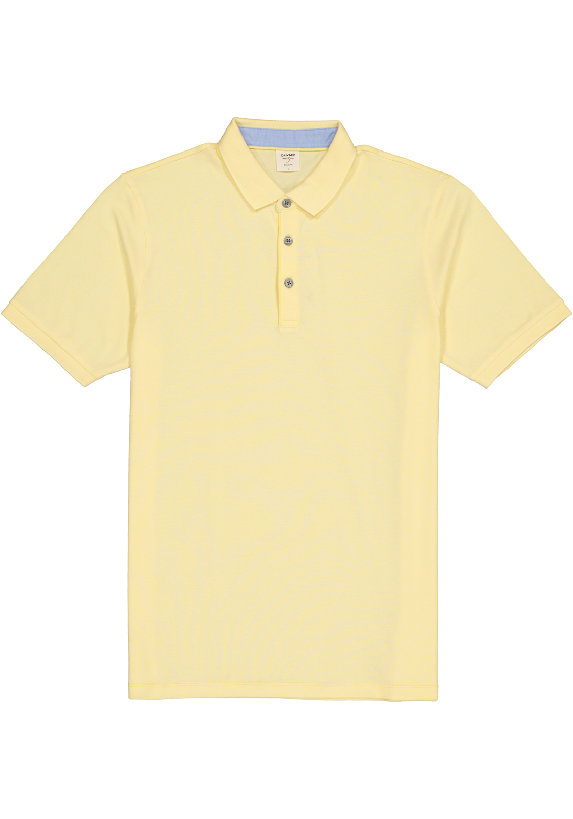 2-4063402568963_olymp_polo_HR OLYMP Level 5 body fit poloshirt, stretch, geel melange