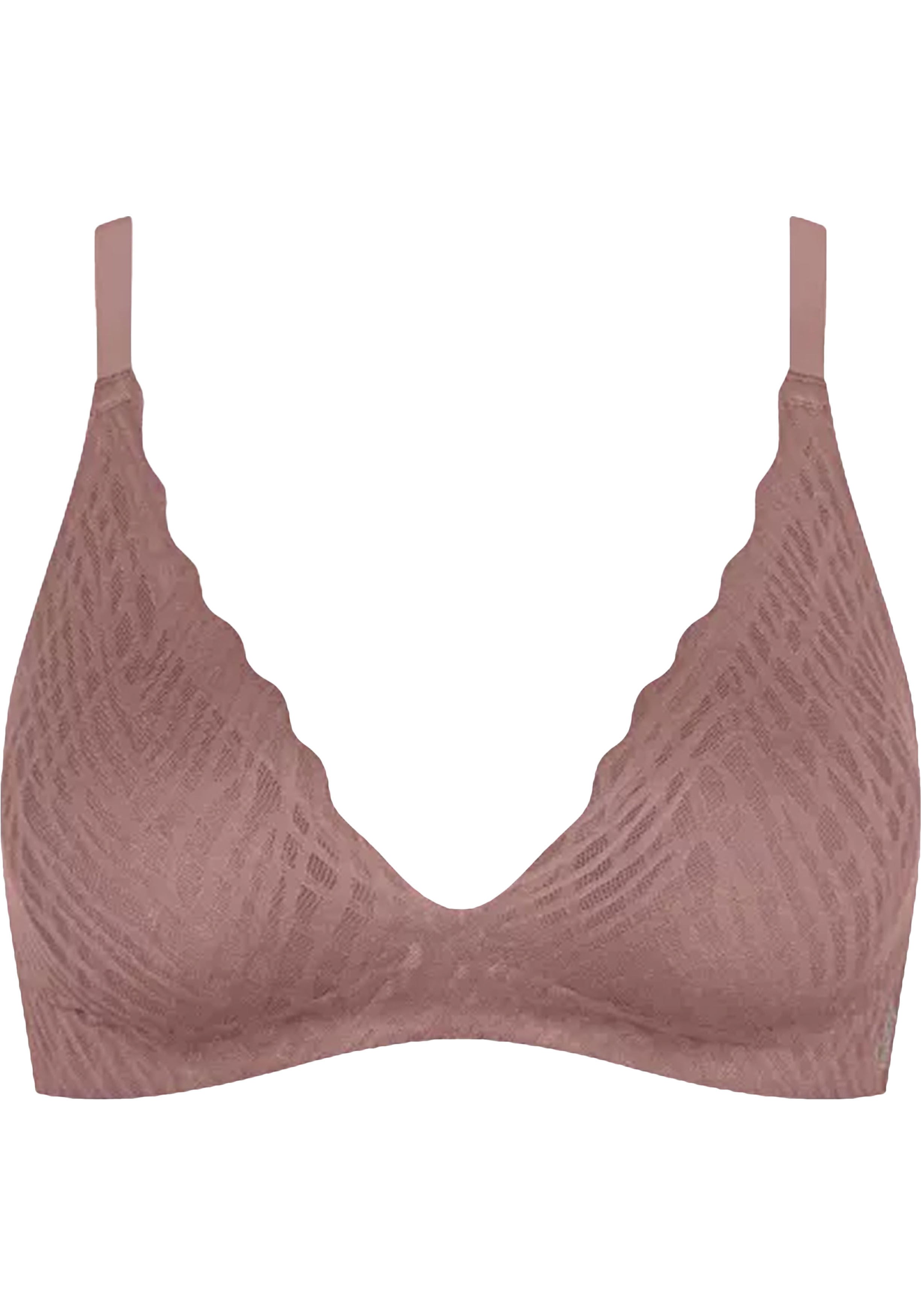 Sloggi Women ZERO Feel Bliss THE UP P Bra, BH, donkerbruin