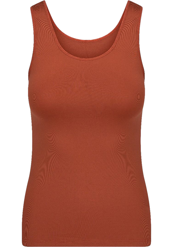 RJ Bodywear Pure Color dames hemd (1-pack), cognac RJ Bodywear Pure Color dames hemd (1-pack), cognac