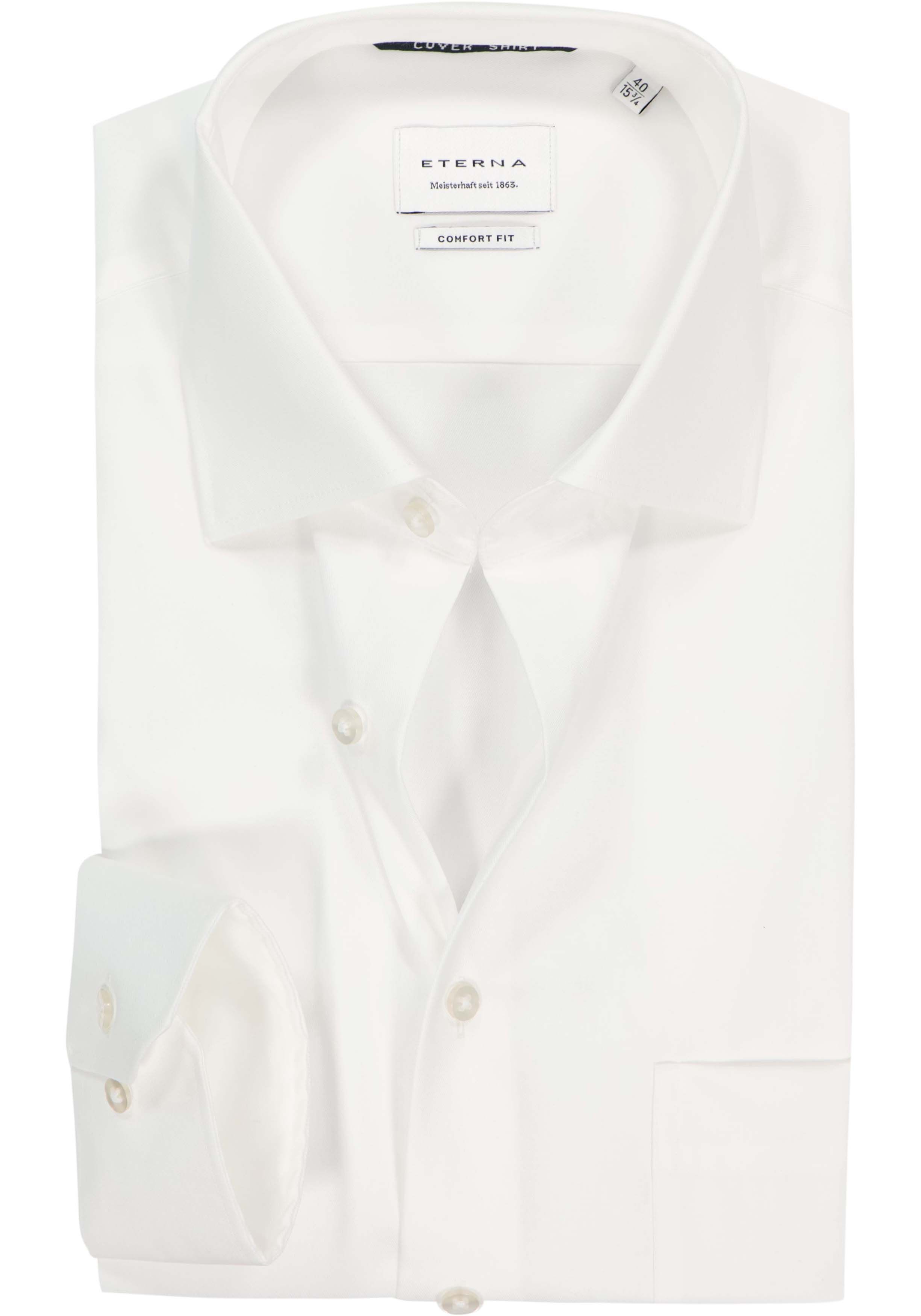 ETERNA comfort fit overhemd, twill, ecru