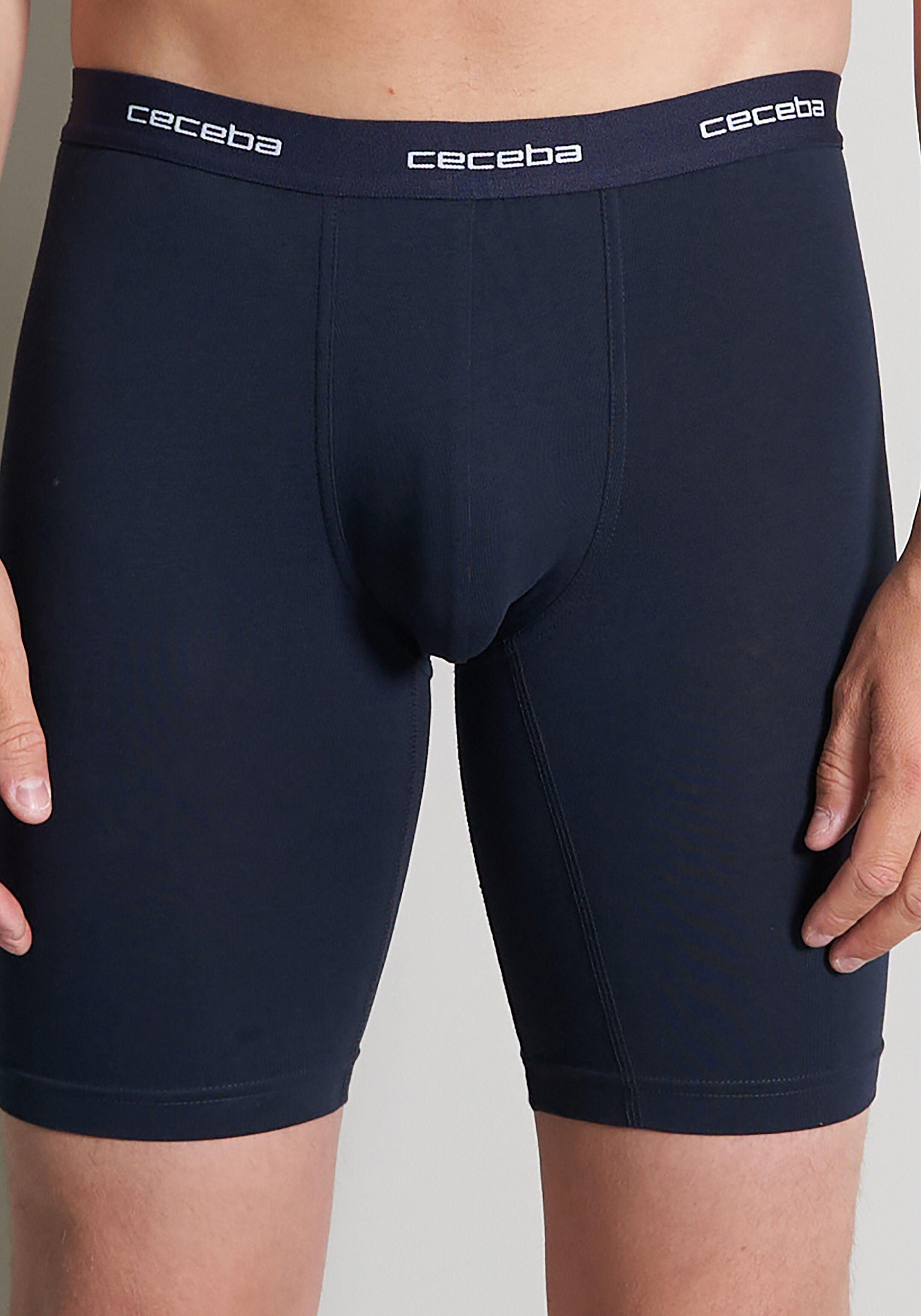 Ceceba heren boxer extra lang (2-pack), donkerblauw
