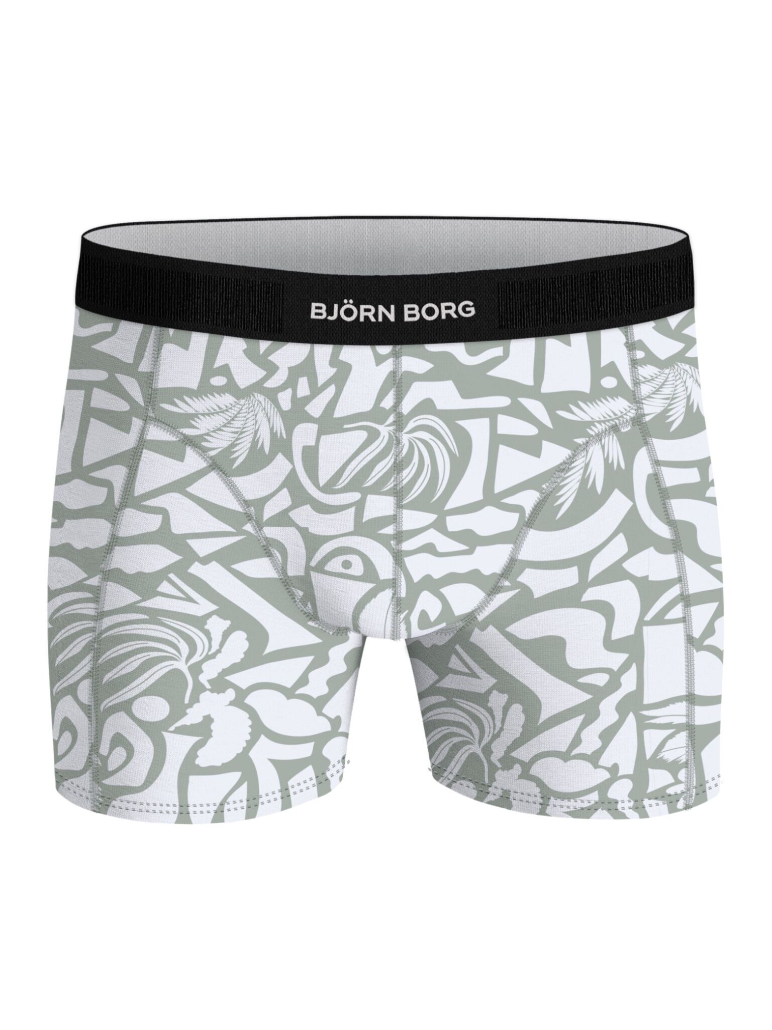 Bjorn Borg Cotton Stretch boxers, heren boxers normale lengte (2-pack), multicolor