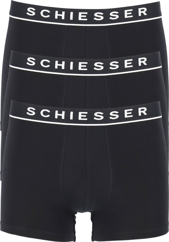 SCHIESSER 95/5 shorts (3-pack), zwart SCHIESSER 95/5 shorts (3-pack), zwart