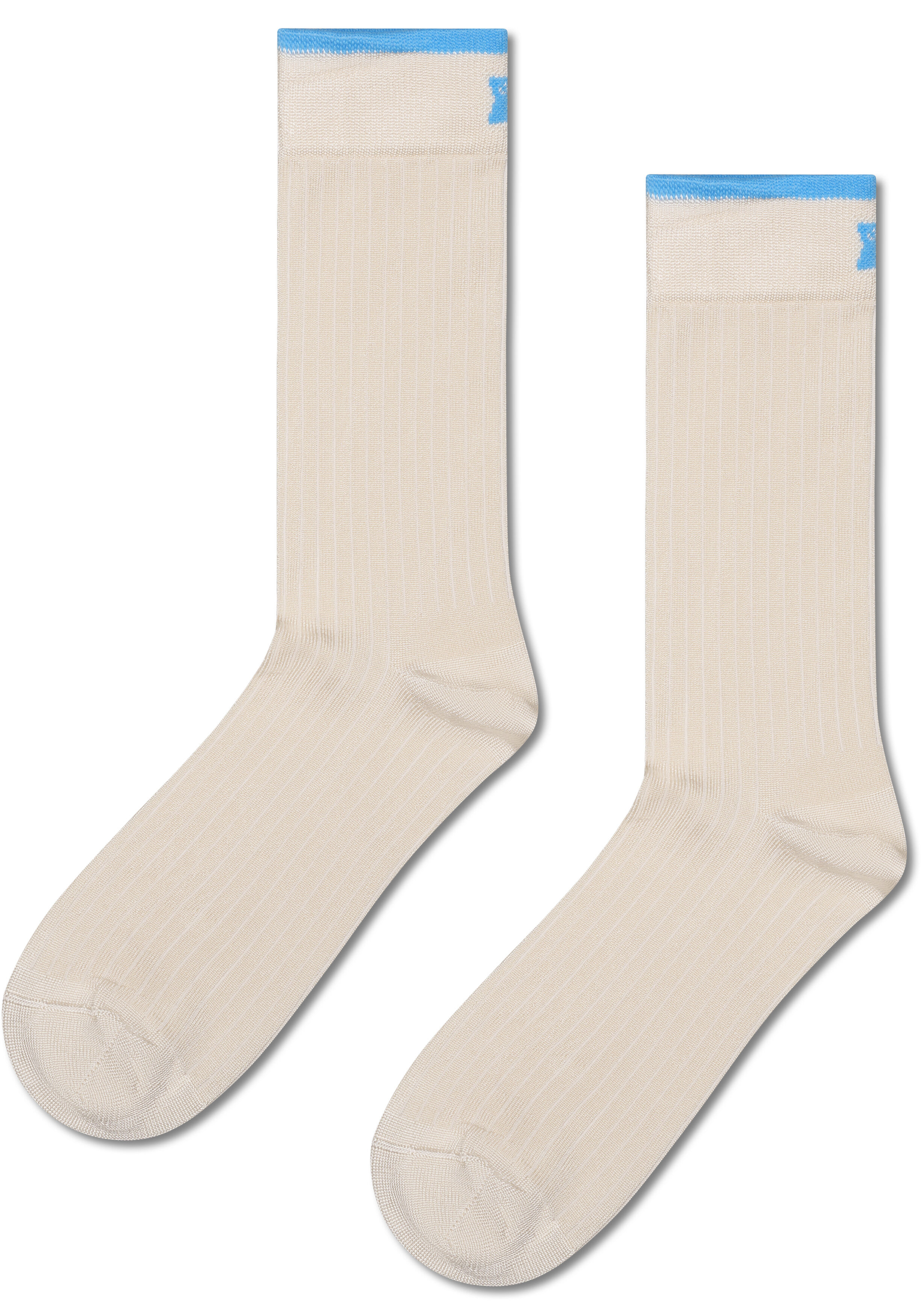 Happy Socks Slinky Sock, unisex sokken, wit