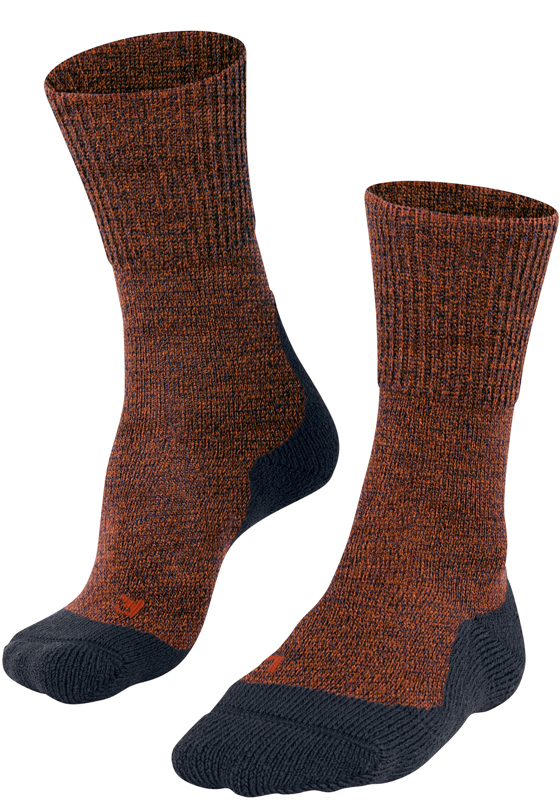 FALKE TK1 Adventure Wool heren trekking sokken, oranje (tangerine) FALKE TK1 Adventure Wool heren trekking sokken, oranje (tangerine)