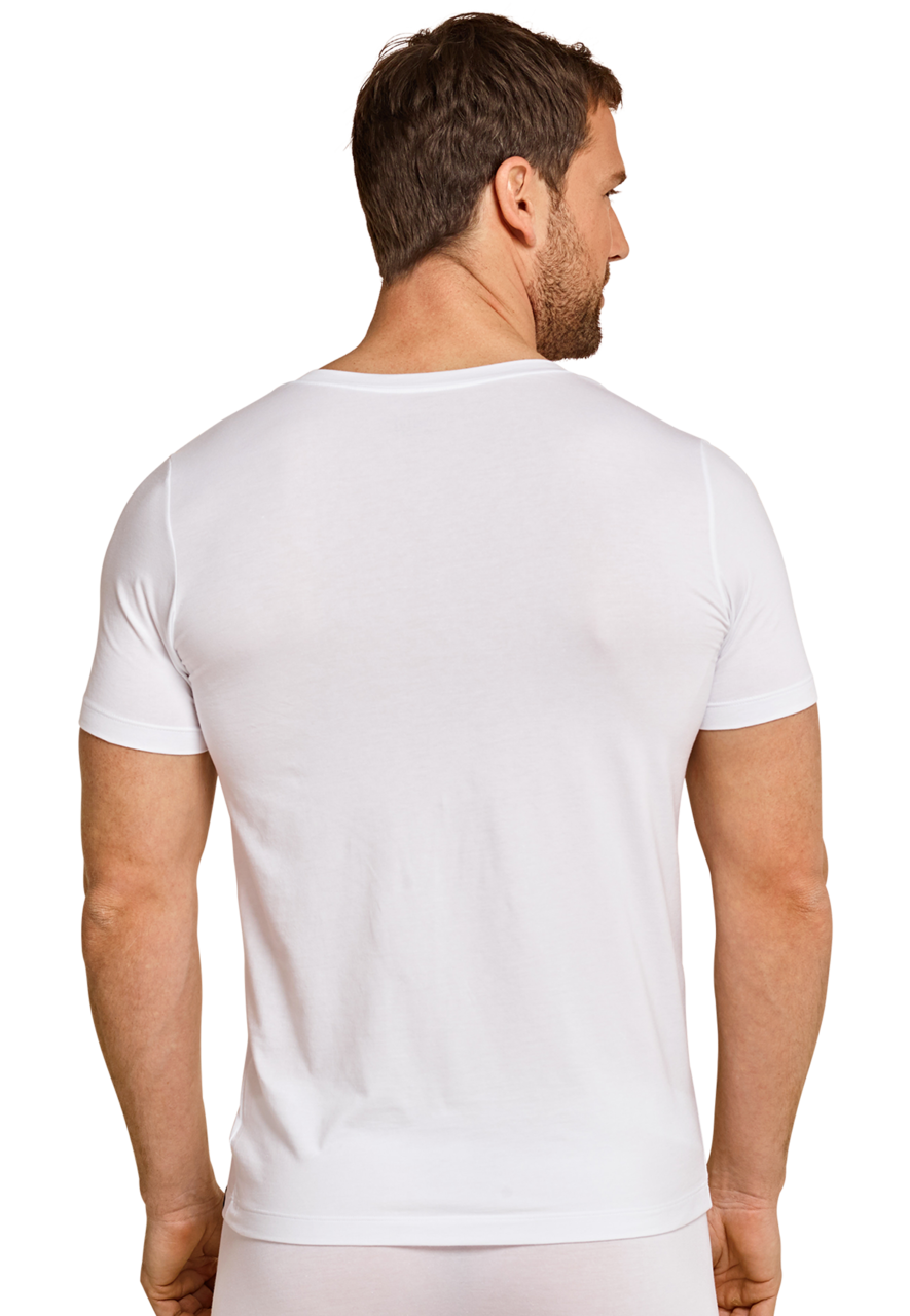 SCHIESSER Long Life Soft T-shirt (1-pack), heren shirt korte mouwen wit